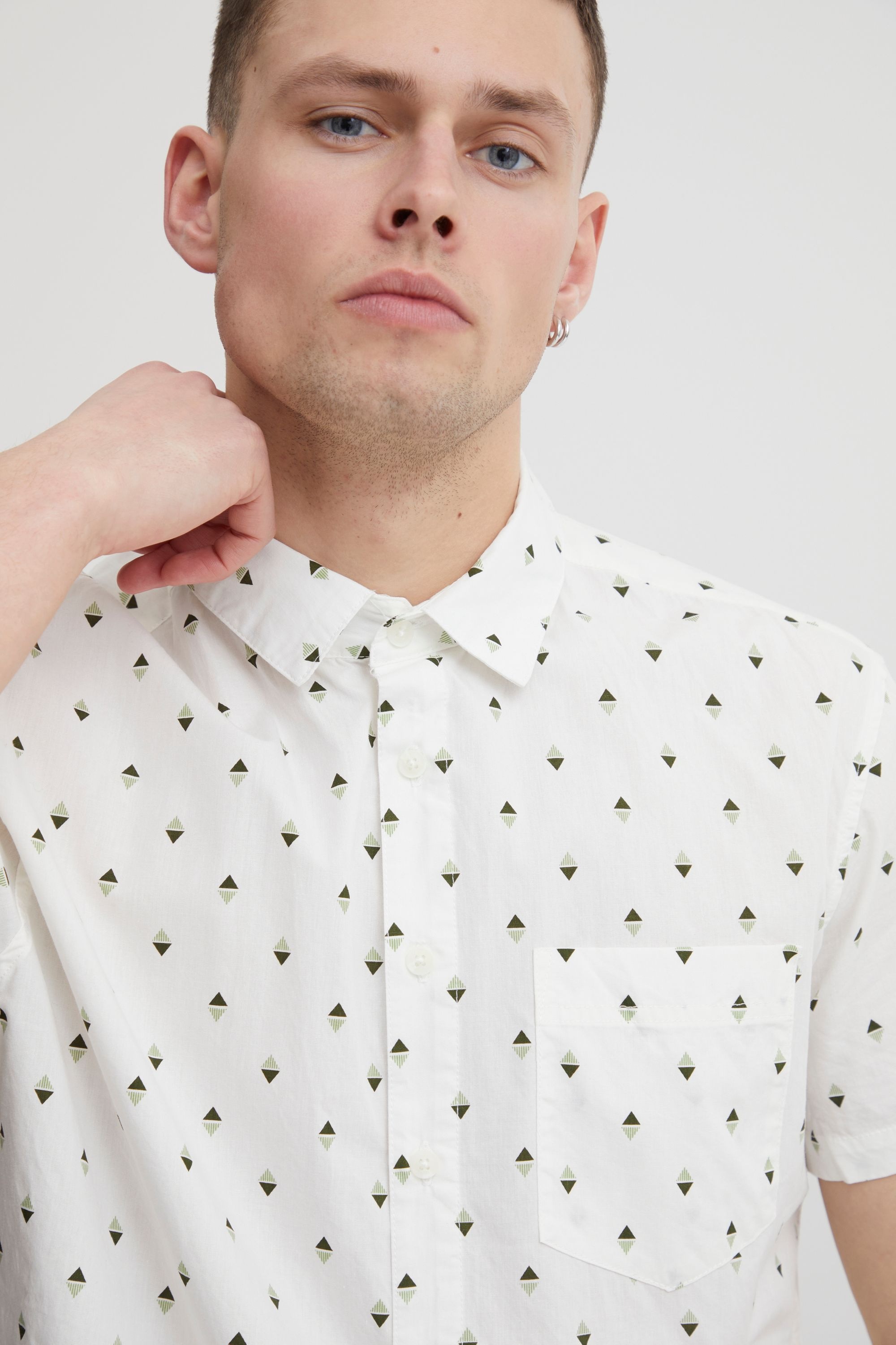 Blend Kurzarmshirt »Kurzarmhemd BHShirt«