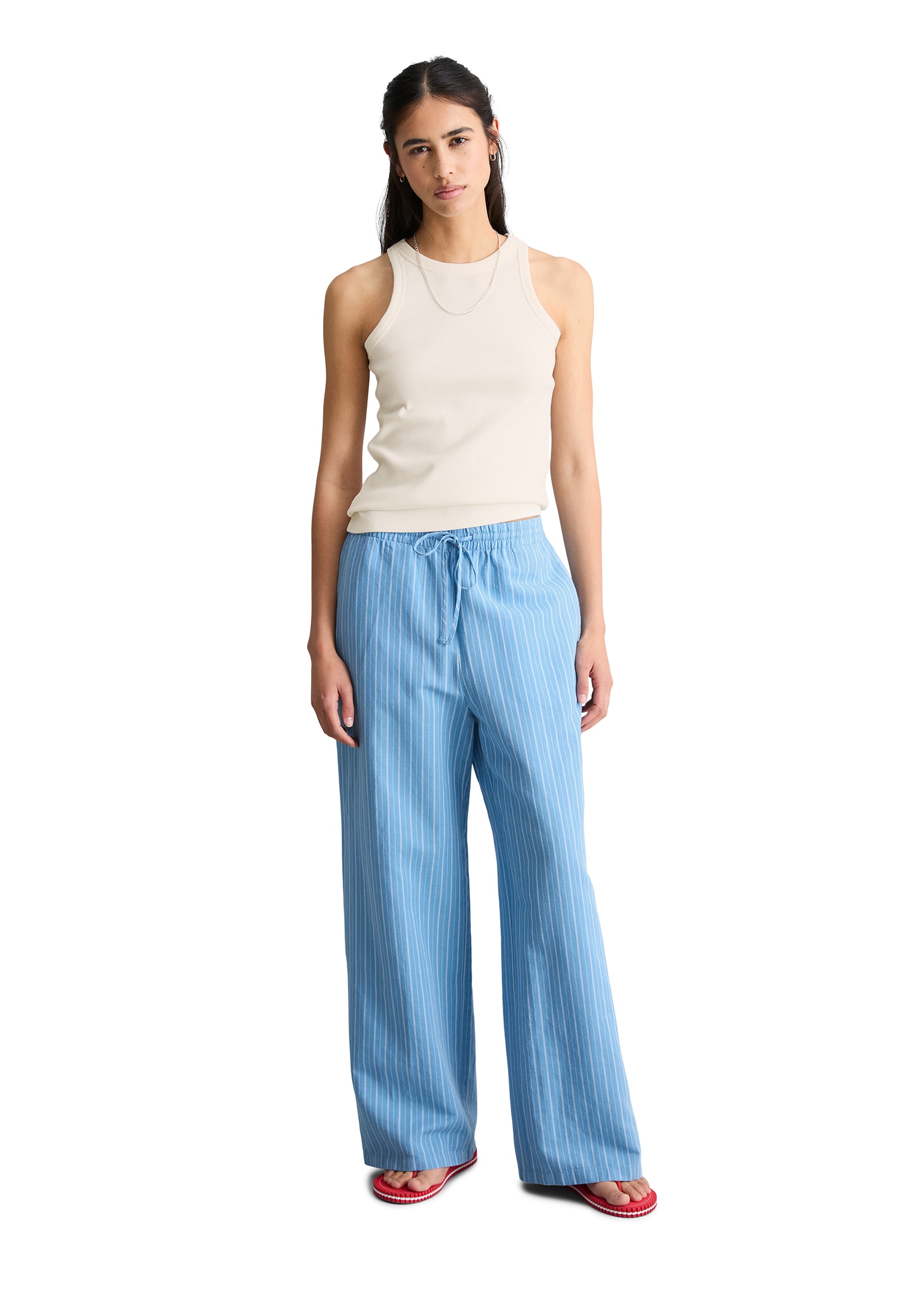 Marc O'Polo DENIM Tanktop Ripp-Top slim aus reinem Organic Cotton