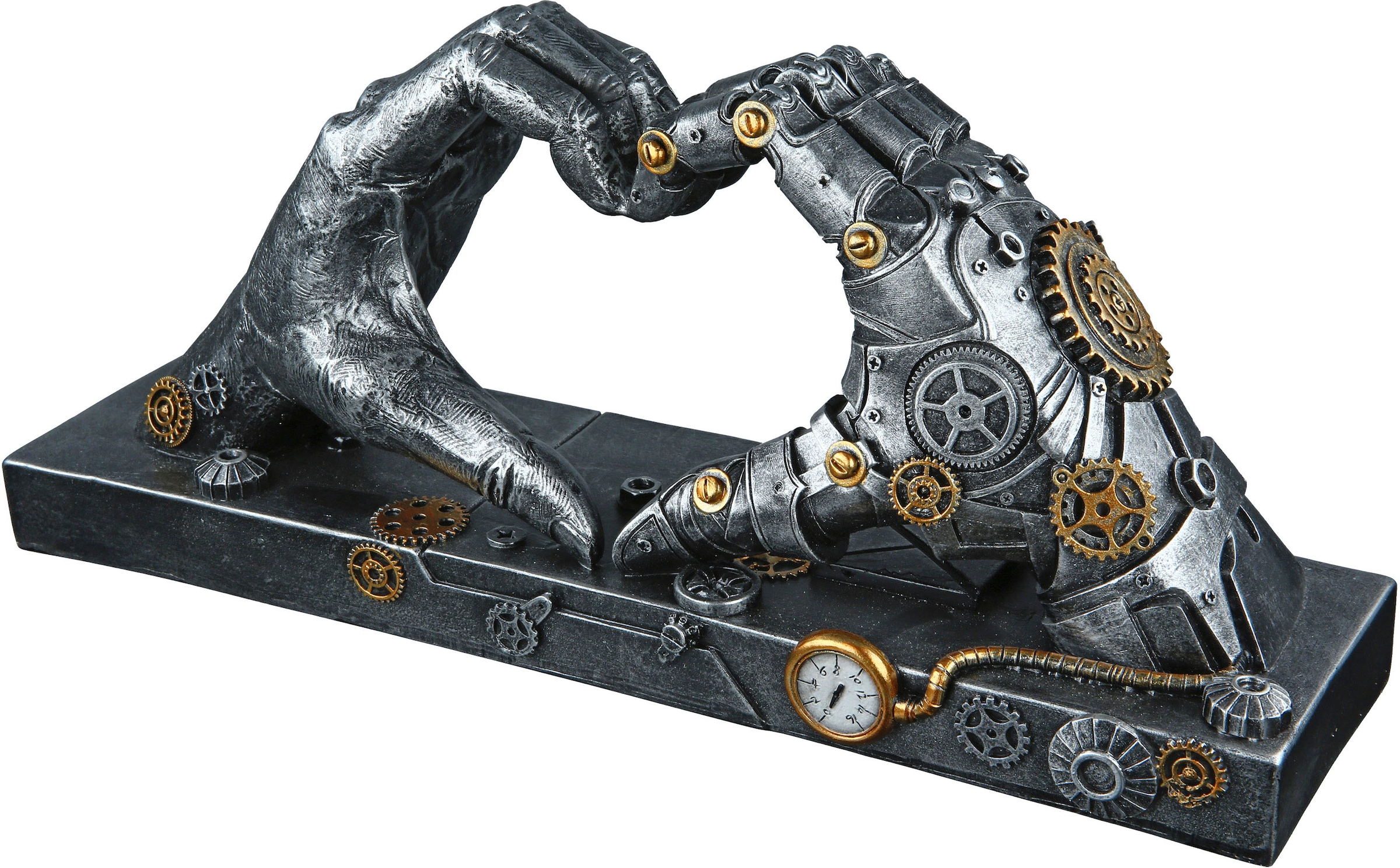 Casablanca by Dekofigur bestellen OTTO Hand, bei »Skulptur silber«, Steampunk Gilde (1 silberfarben St.)