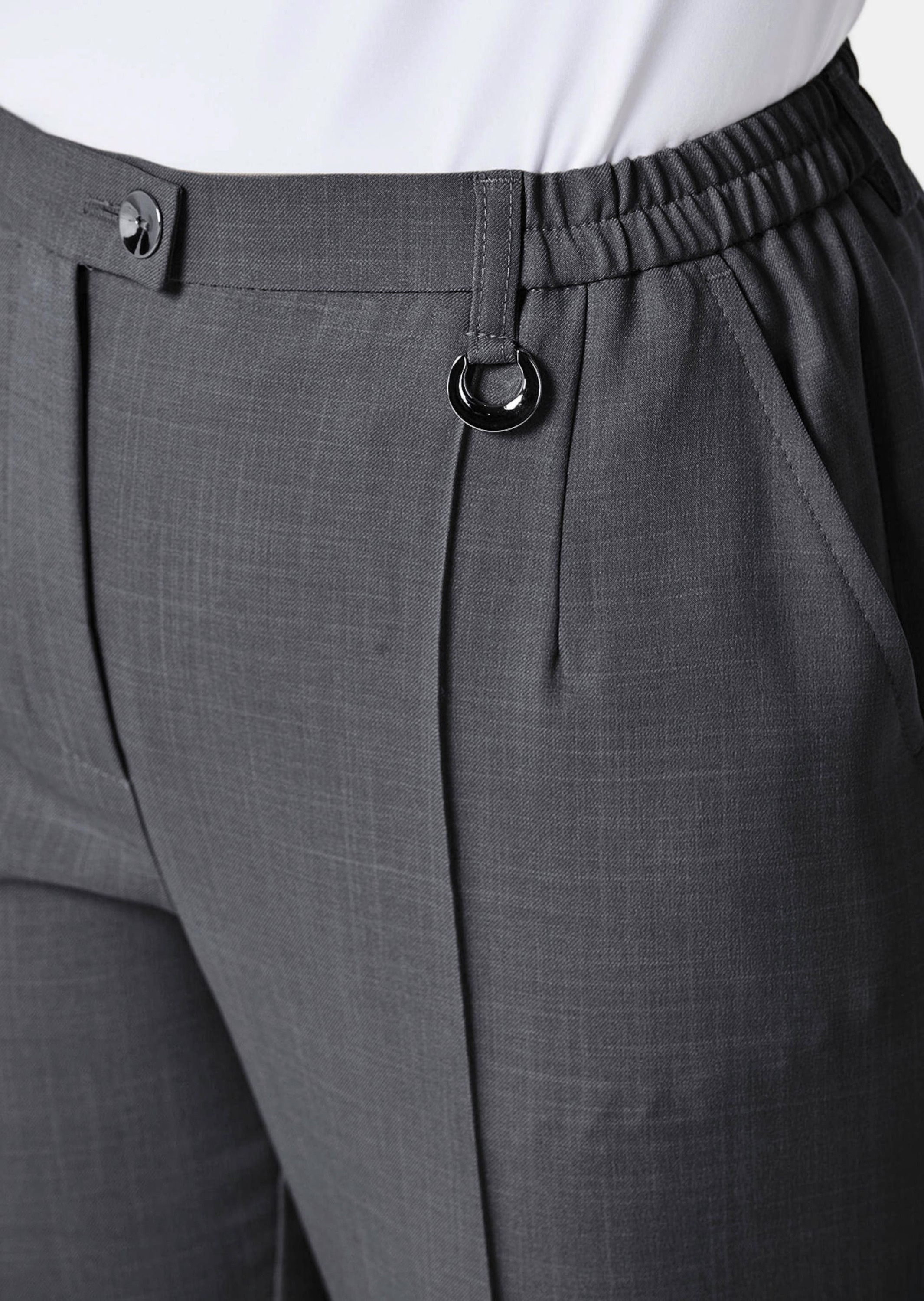 GOLDNER 2-in-1-Hose »Kurzgröße Knitterarme Hose Anna mit SilverFresh-Ausrüstung«