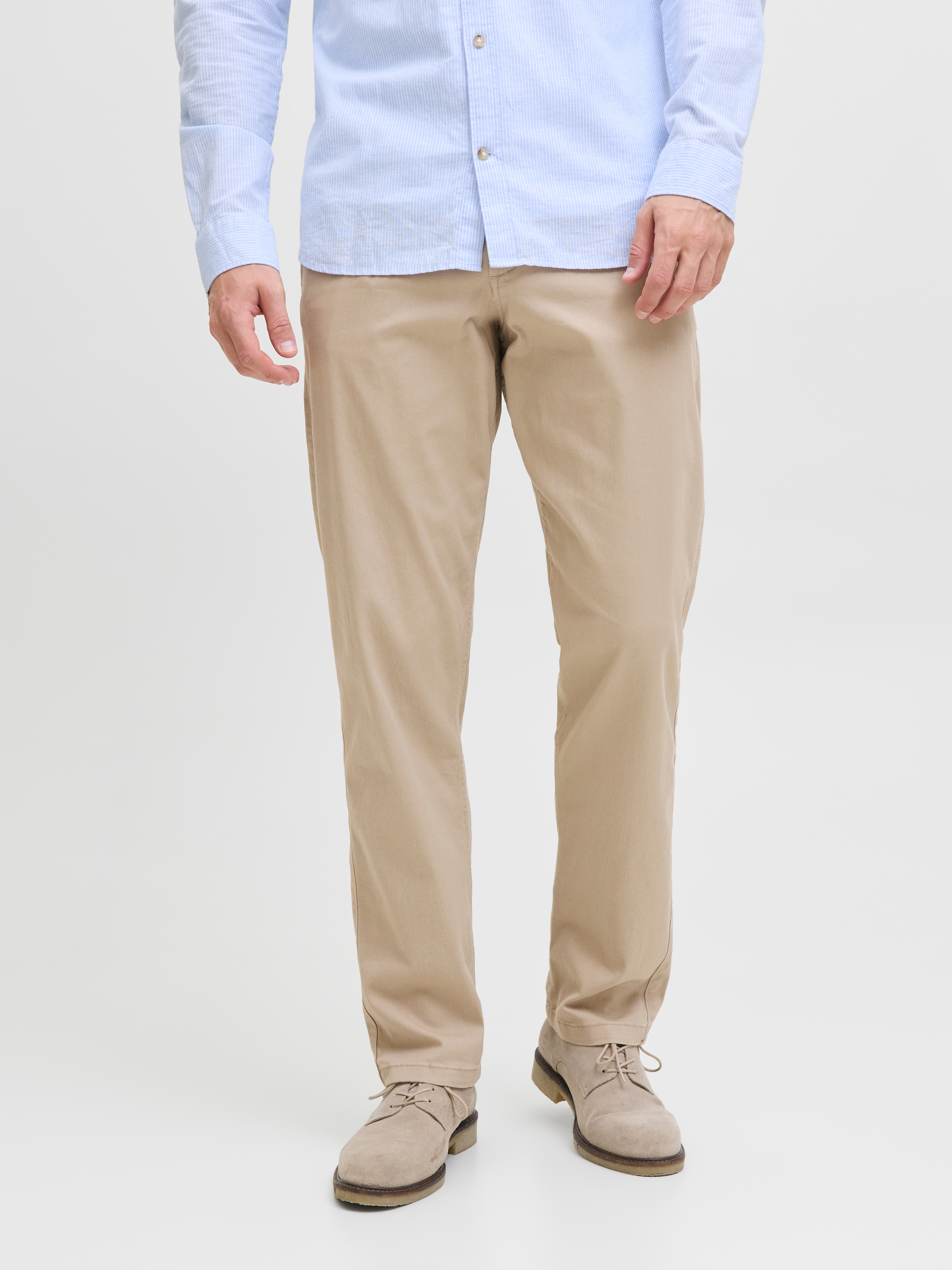 Jack & Jones Chinohose »JPSTKANE DAVE CHINO 2PK MP NOOS«, (Packung, 2 tlg.), In vorgewaschener Qualität