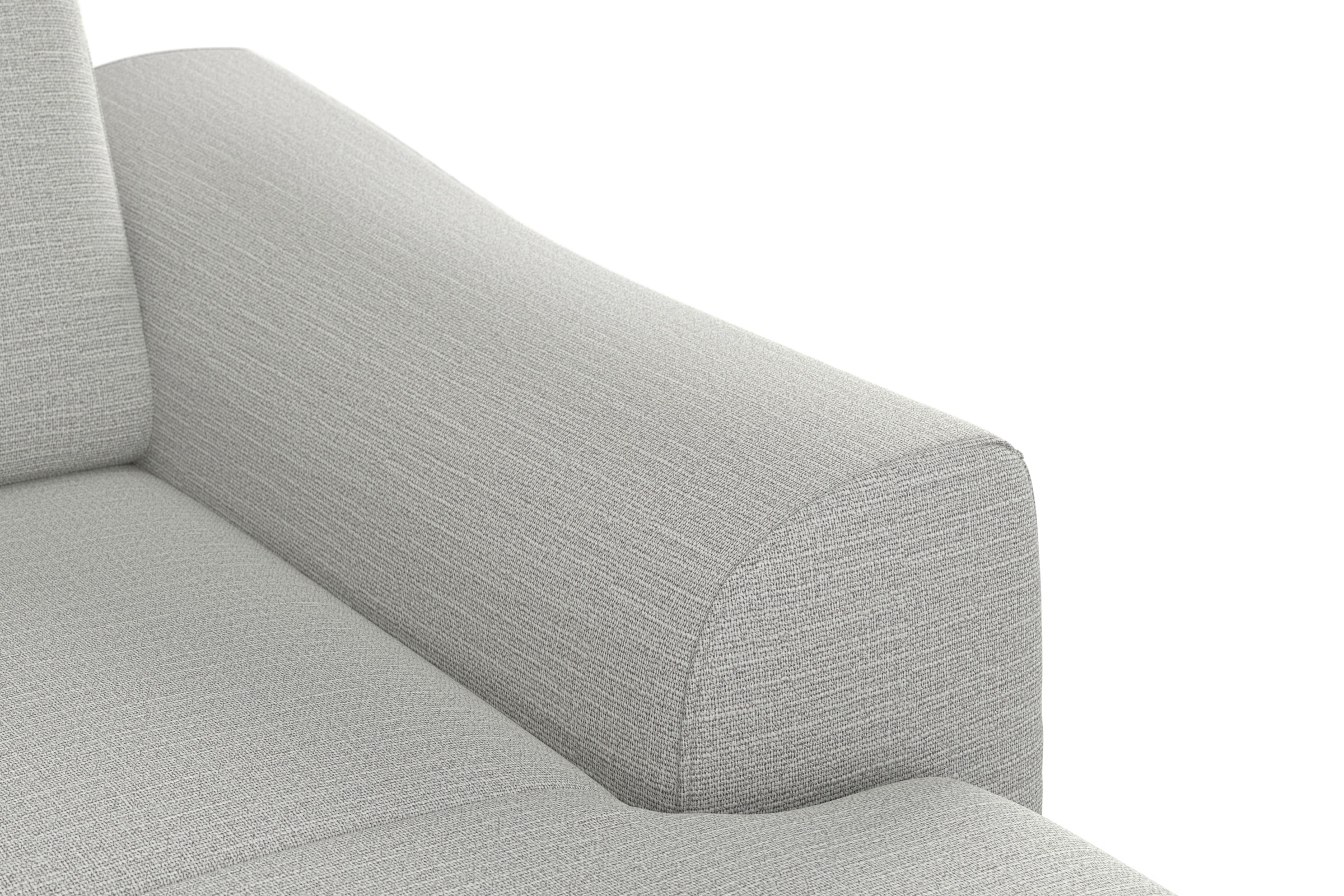 sit&more Wohnlandschaft »Dundee U-Form« mit Federkern und Edelstahlfüßen, wahlweise mit Kopfteilverstellung