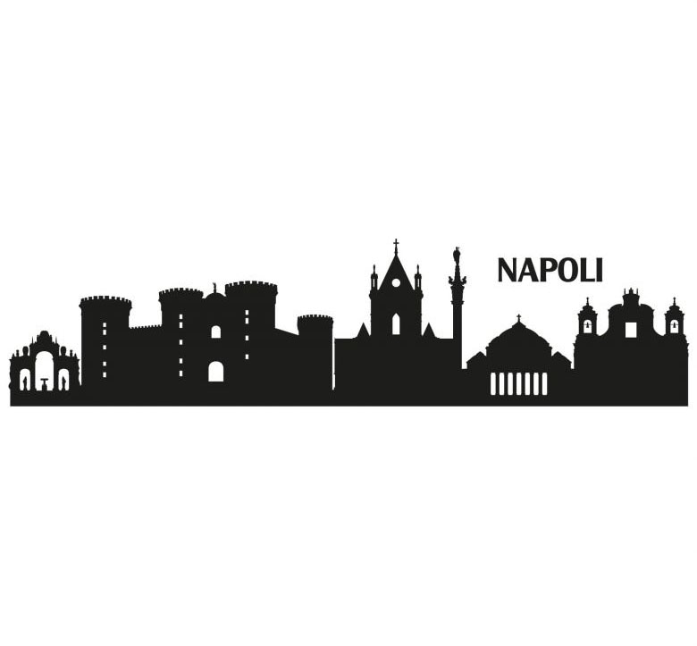 Wall-Art Wandtattoo 120cm«, im Napoli OTTO Skyline (1 St.) »XXL Shop Stadt Online