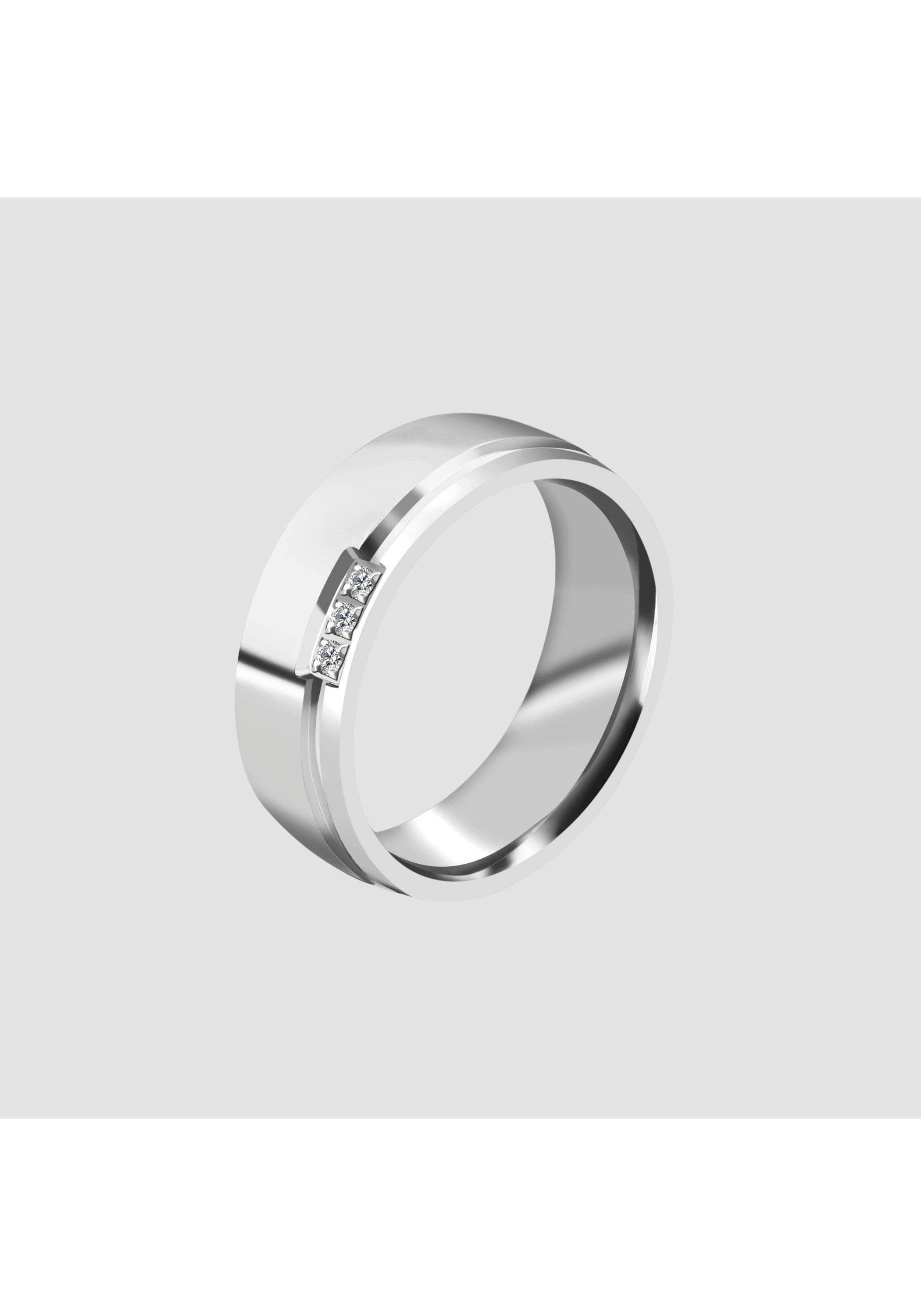 AKZENT Partnerring »Unity, silberfarbig, langlebig«