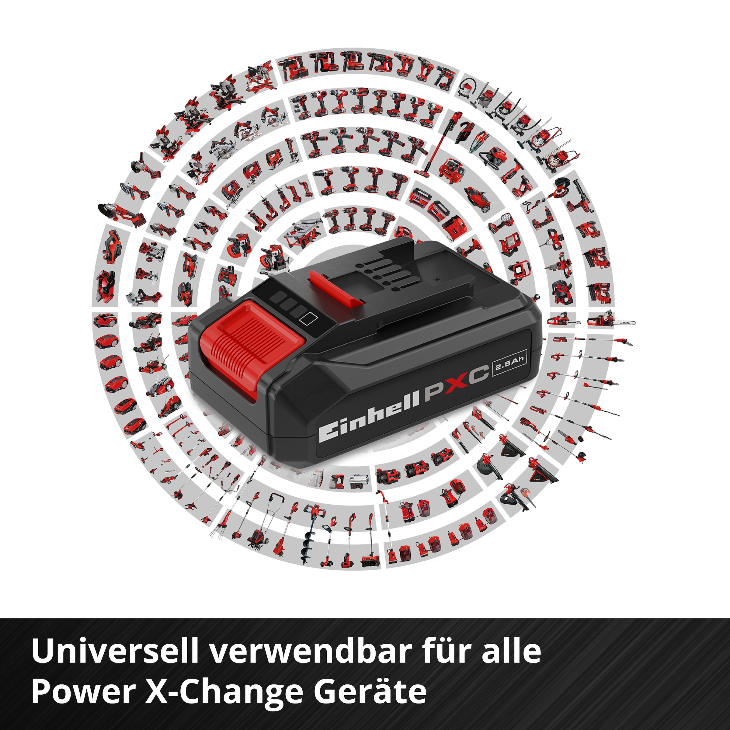Einhell Akku Starter-Set »18V 2,5Ah PXC Starter Kit« 18 V, 2,5 Ah, inkl. Ladegerät