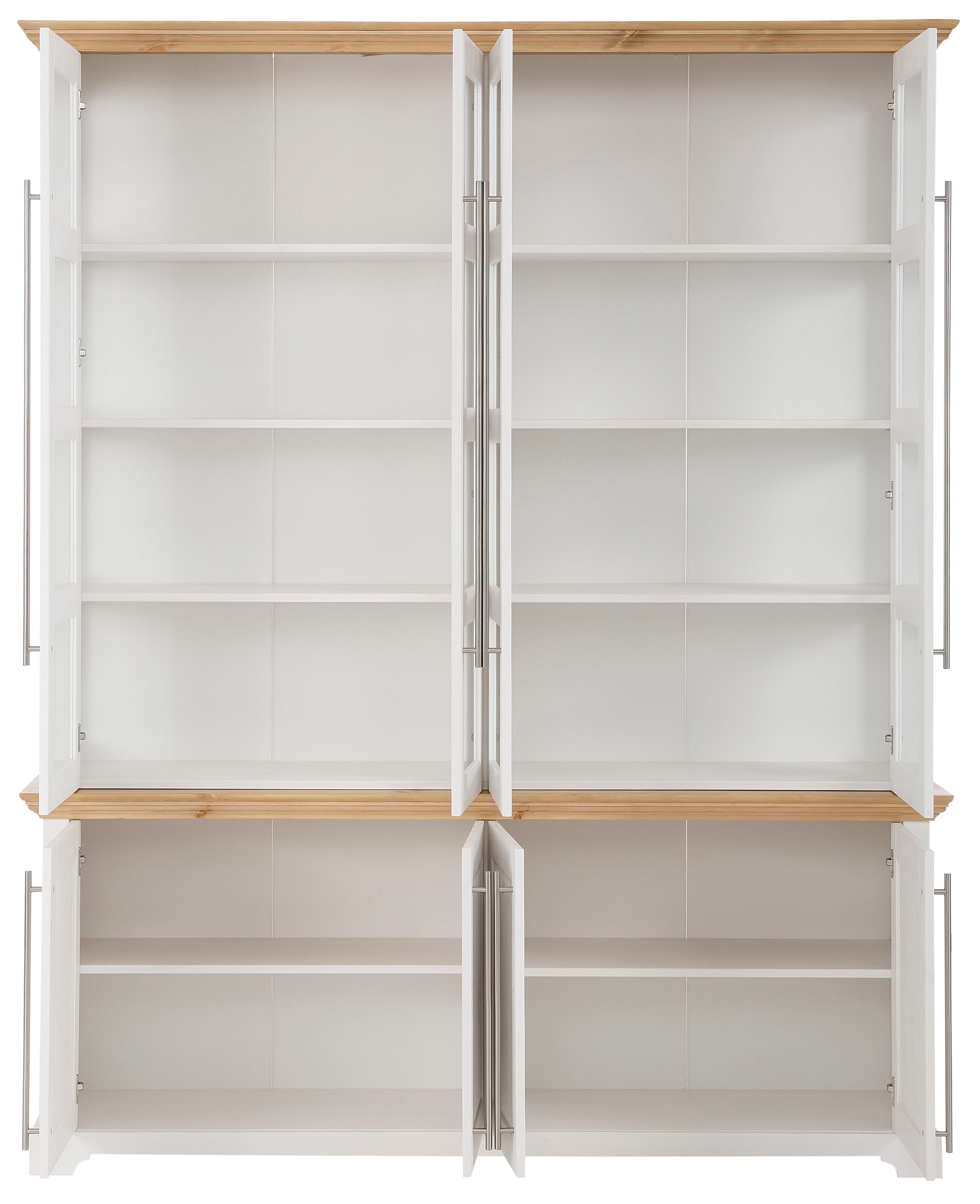 Home affaire Vitrine »Meliss«, aus massiver Kiefer, FSC® zertifiziert, Breite 171 cm