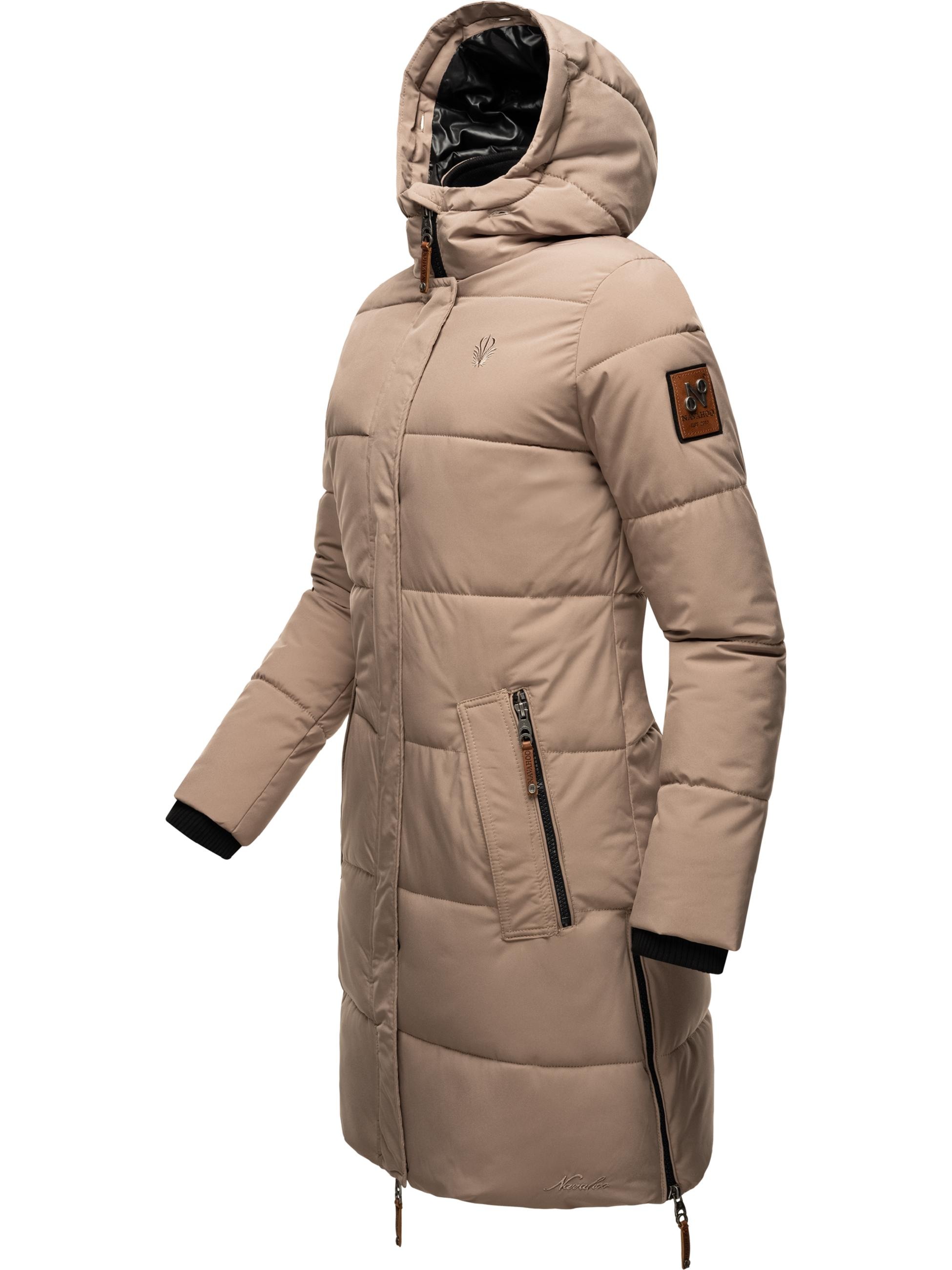 Navahoo Wintermantel »Wintermantel Halina«, modischer Damen Winter Steppmantel mit Kapuze
