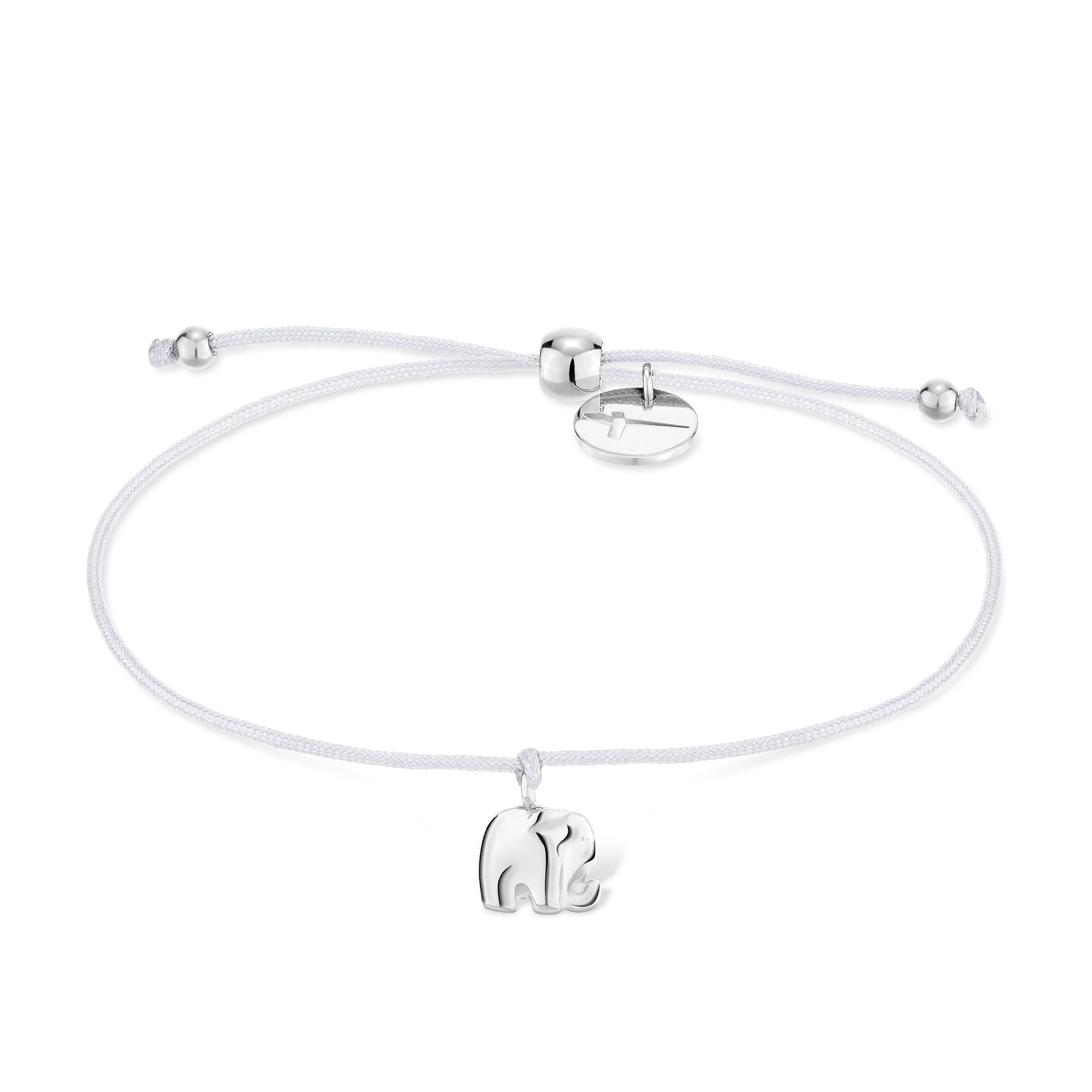 Tamaris Armband »Schmuck Geschenk Edelstahl Textil Armkette Little Elephant«