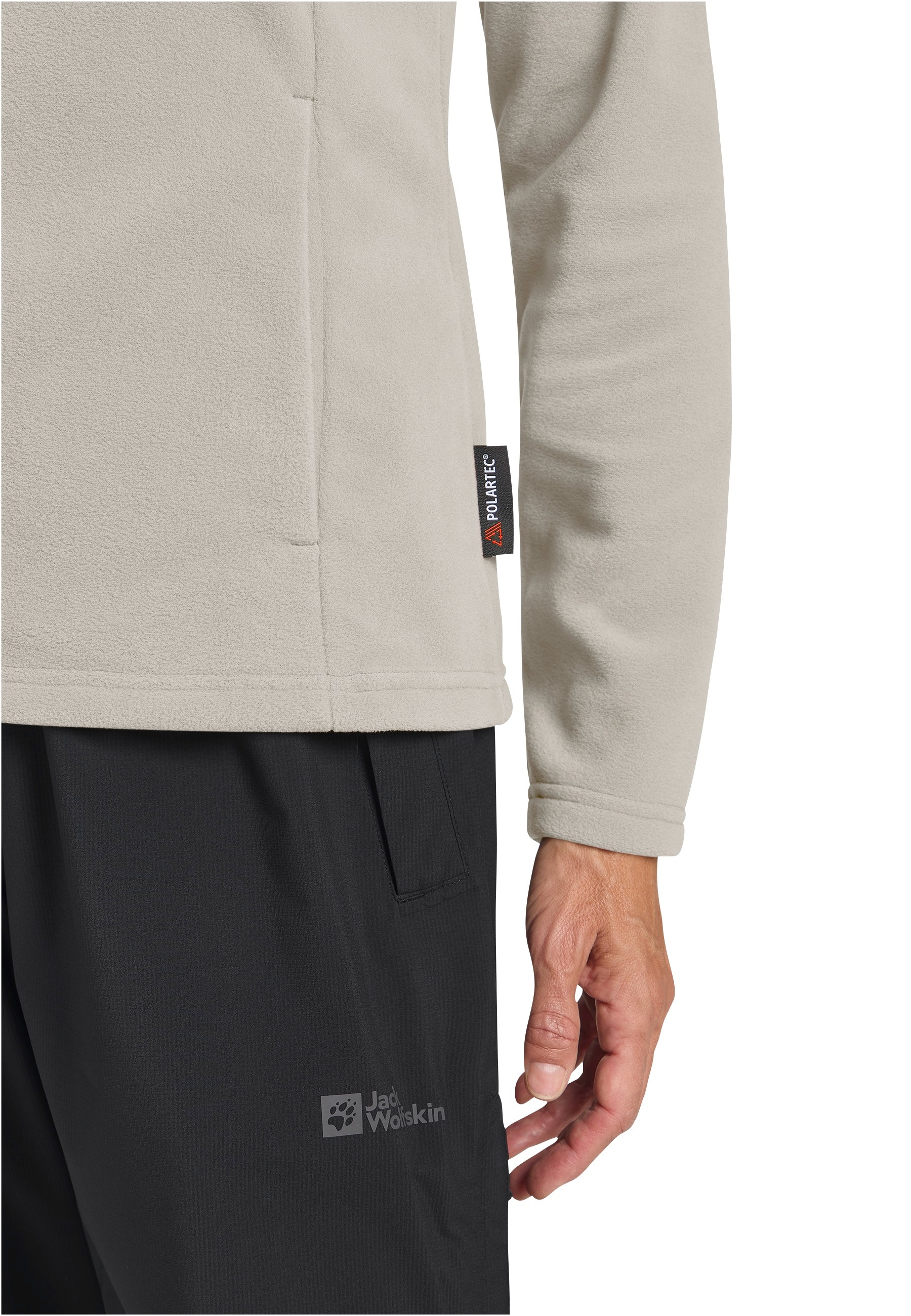 Jack Wolfskin Fleecejacke »TAUNUS«, leichter, dehnbarer, atmungsaktiver Midlayer