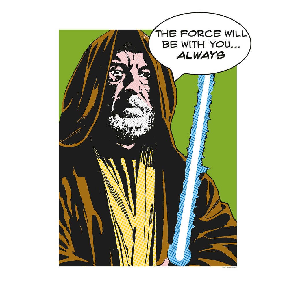 Komar Poster »Star Wars Classic Comic Quote Obi Wan«, Star Wars, (1 St.)