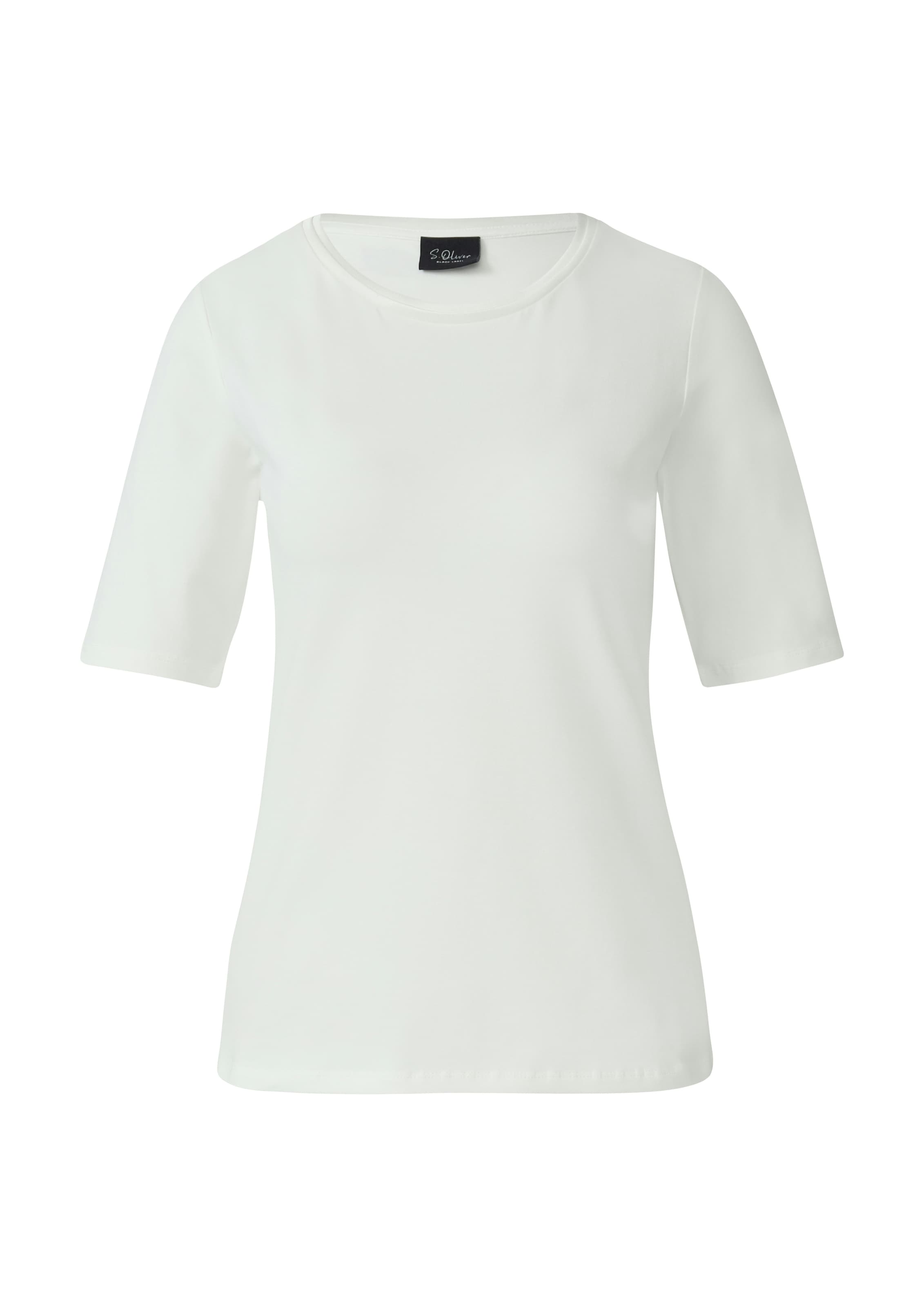 s.Oliver BLACK LABEL T-Shirt mit Satindetail