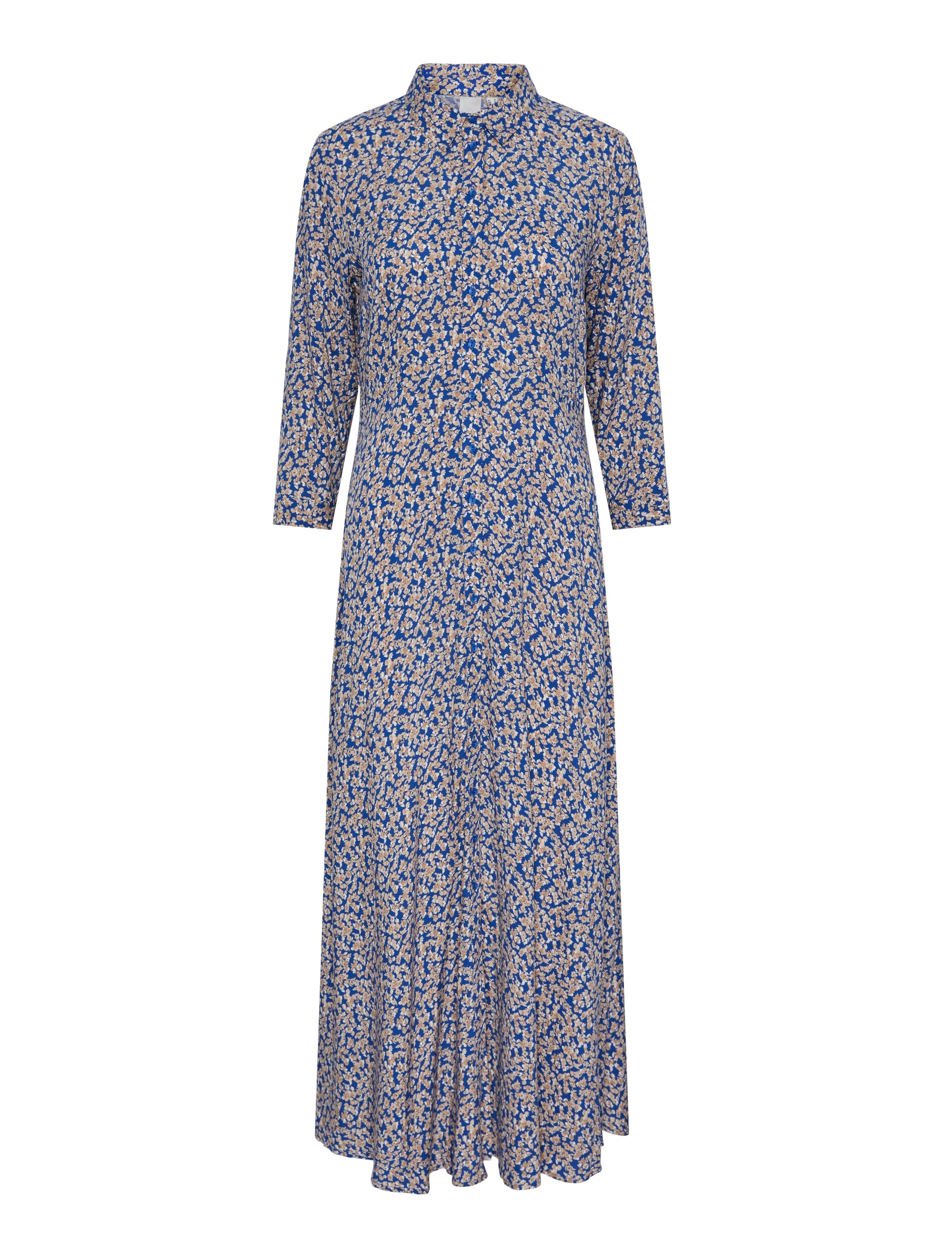 Y.A.S Hemdblusenkleid »YASSAVANNA LONG SHIRT DRESS«, mit 3/4 Ärmel