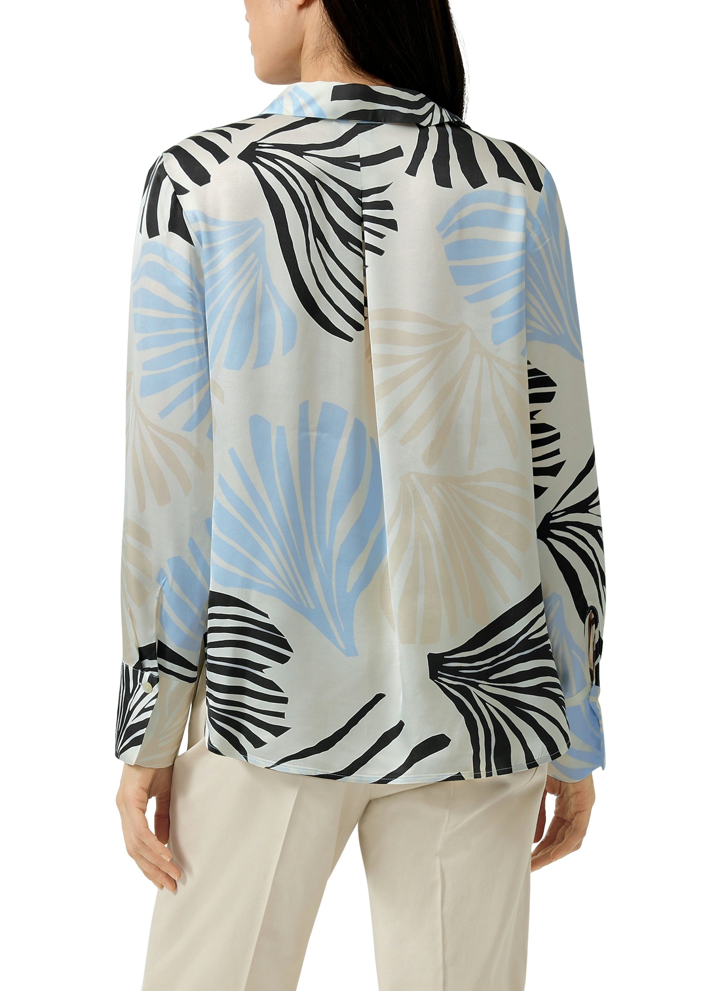 s.Oliver BLACK LABEL Hemdbluse mit All-Over Print