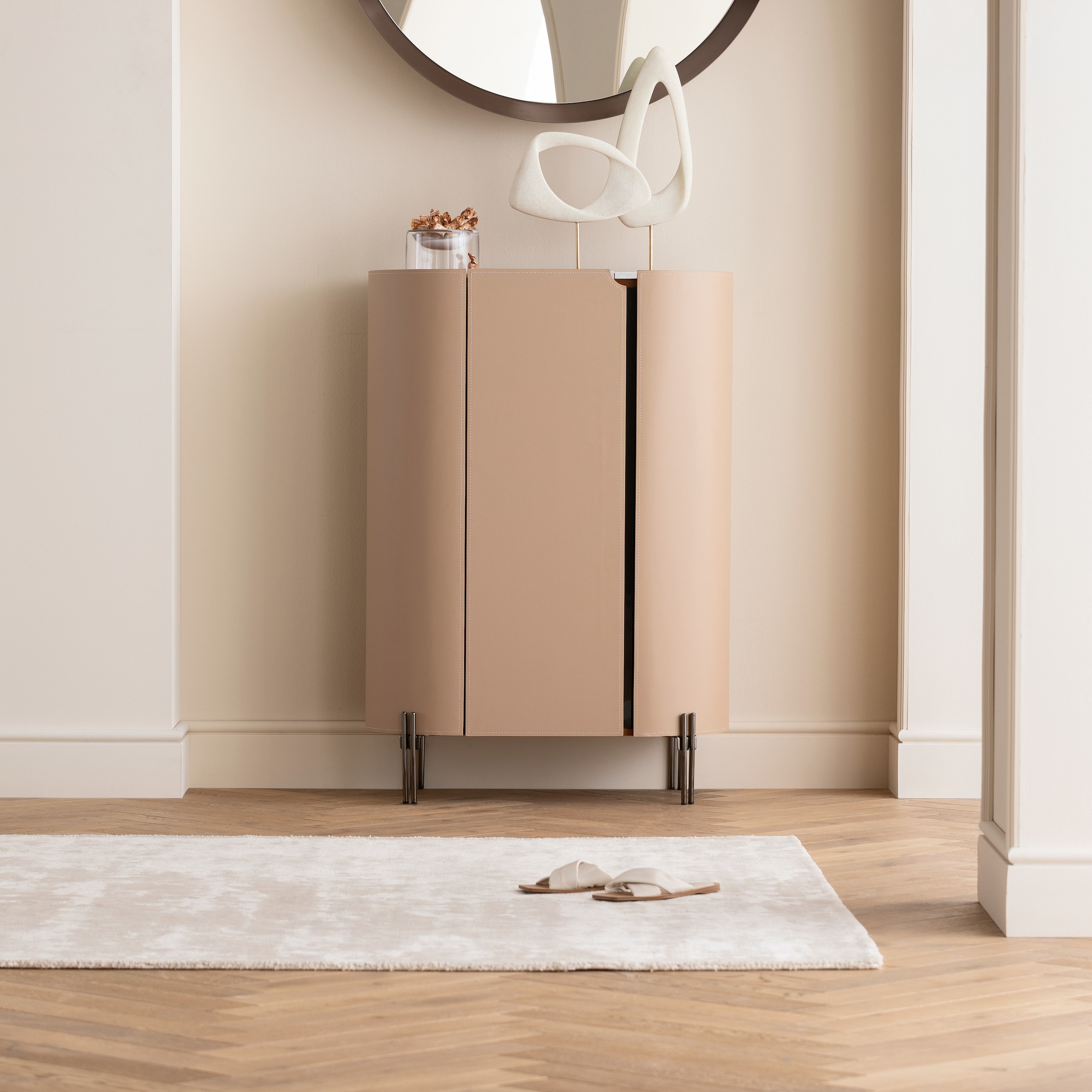 Kare Design Teppich »Silja Beige 200x300cm« rechteckig 1 mm Höhe