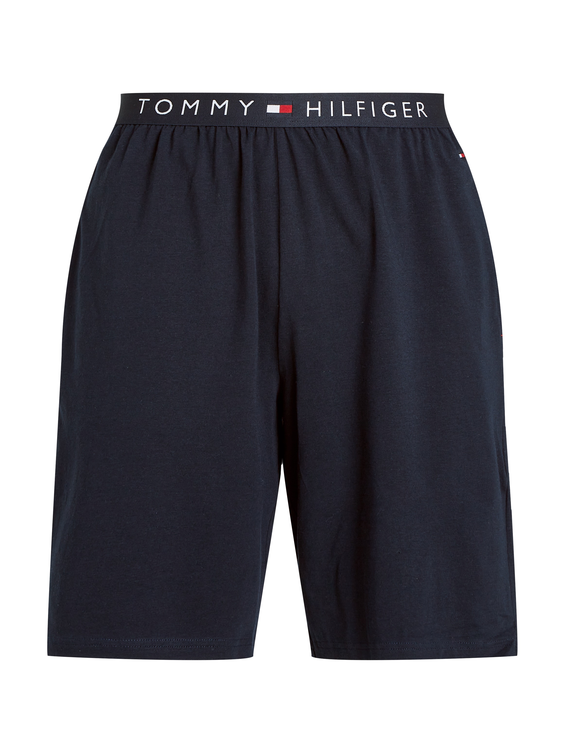 Tommy Hilfiger Underwear Pyjama »CN SS SHORT JERSEY SET«, (Set, 2 tlg., 2er), mit Logostickereien