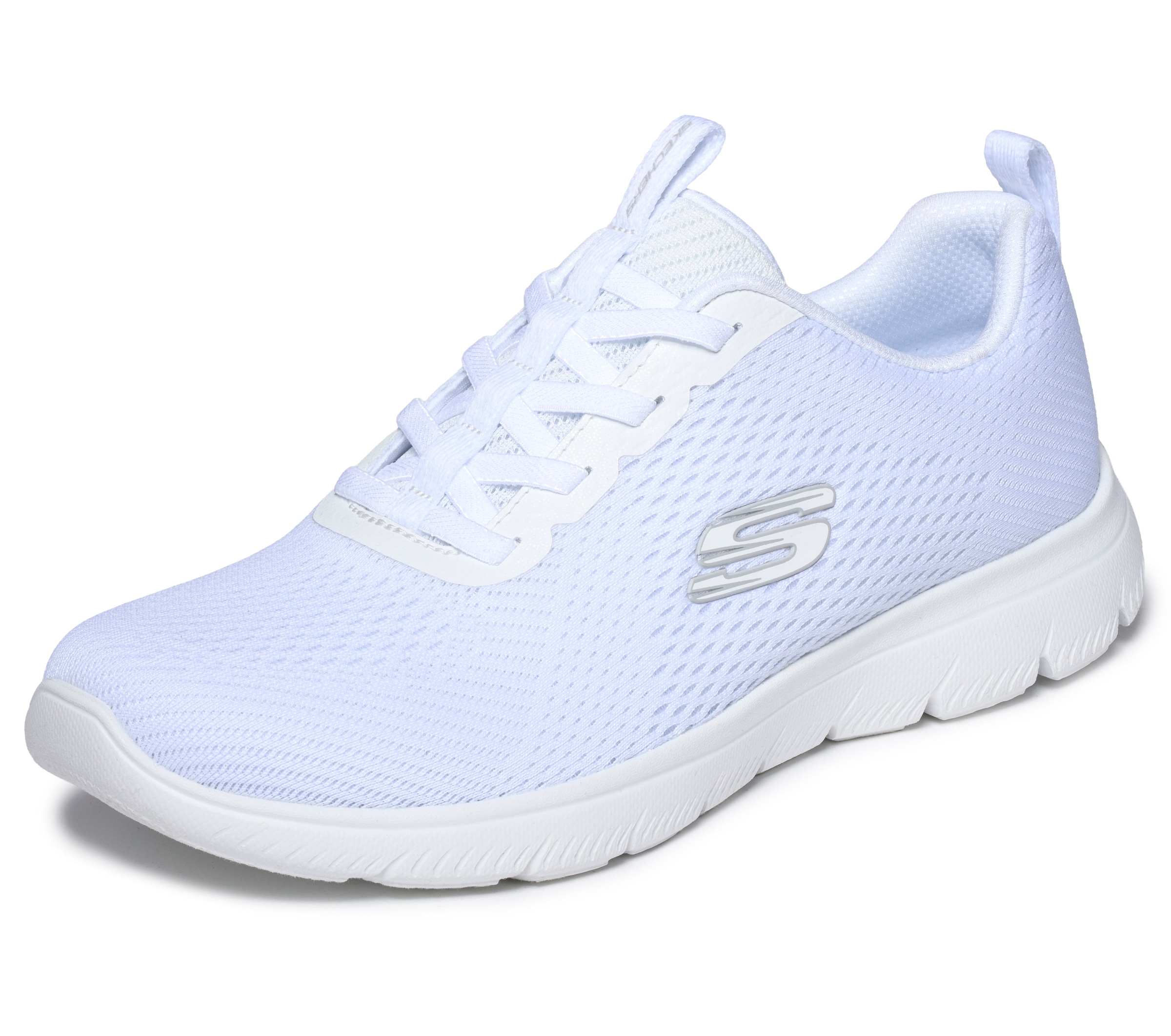Skechers Slip-On Sneaker »SUMMITS«  Schlupfschuh, Halbschuh, Freizeitschuh mit elastischen Schnürsenkeln