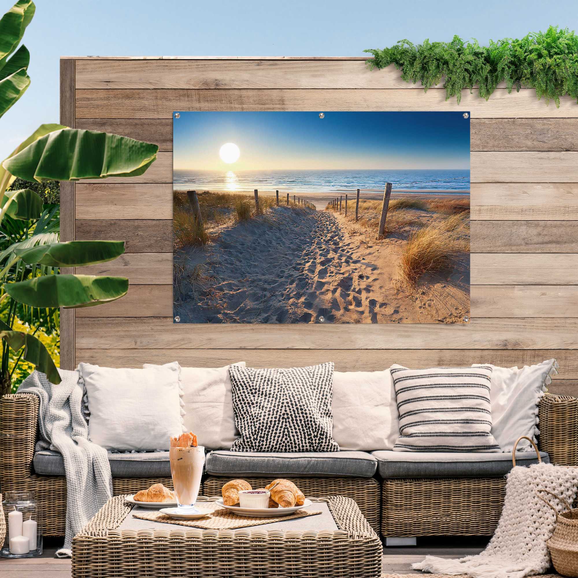Reinders! Poster »Dünenweg zum Online Meer«, wasserfestes Gartenposter im leichtes OTTO für und Shop den Außeneinsatz