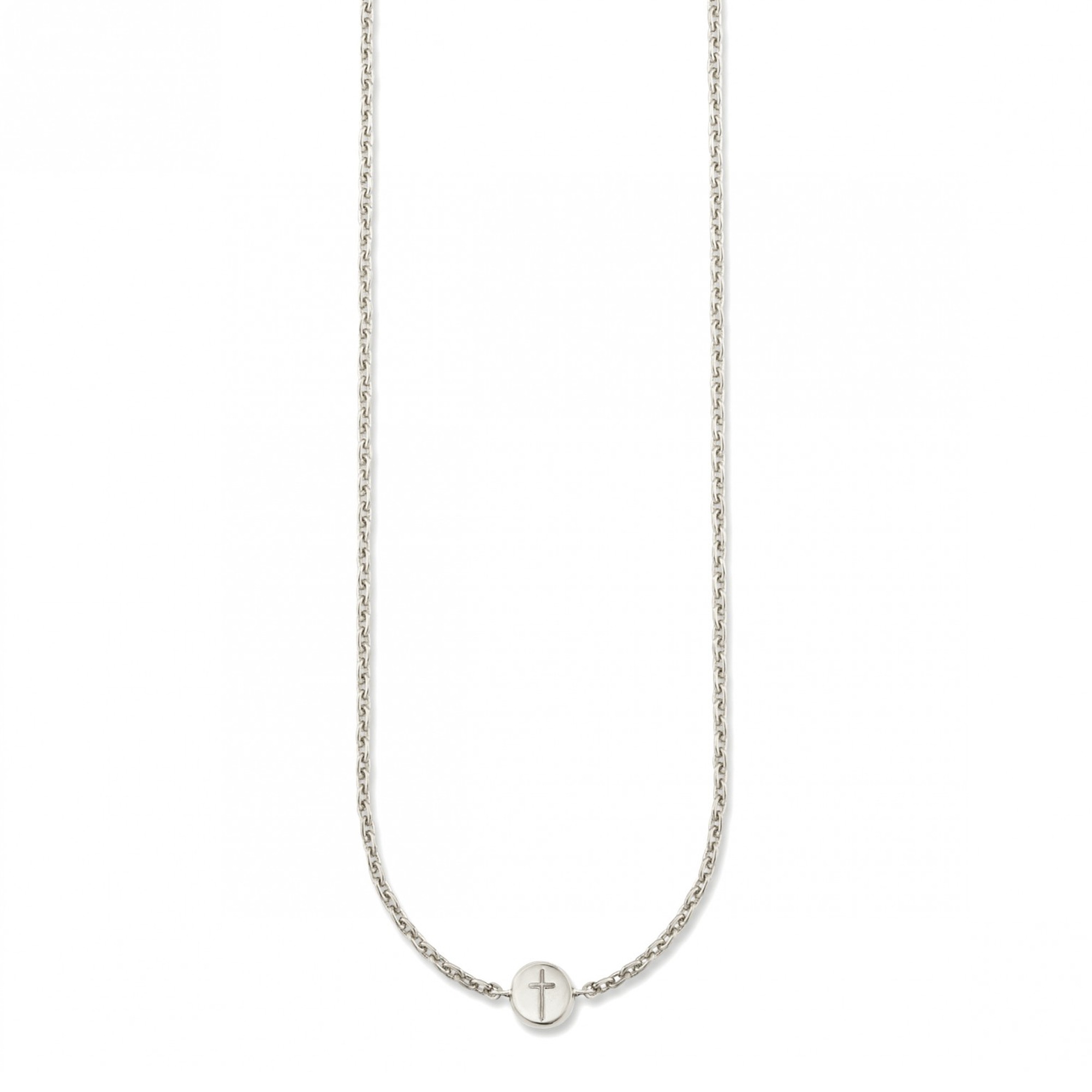 CAÏ Collier »925/- Sterling Silber rhodiniert Kreuz«