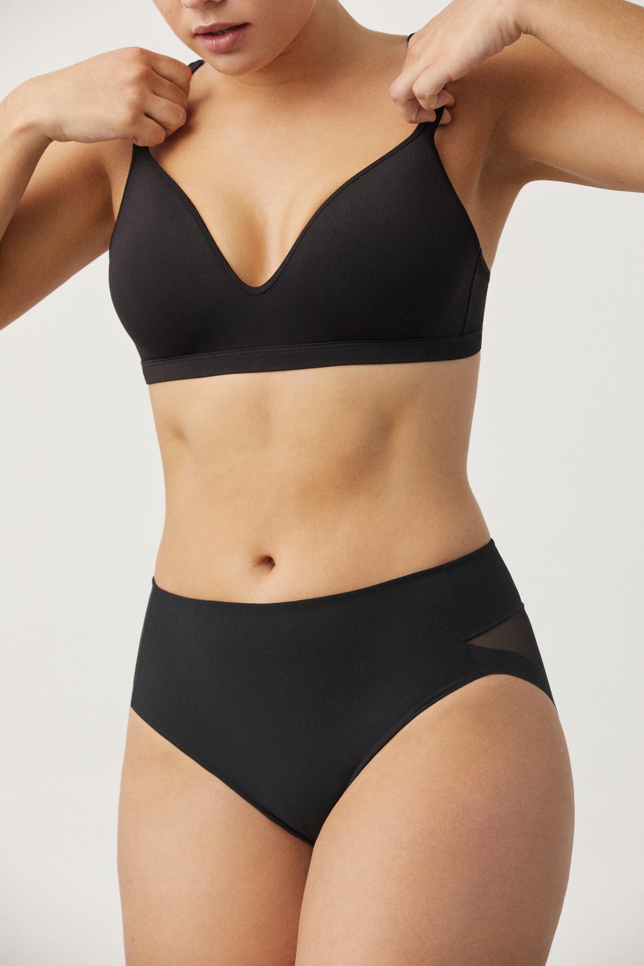 YSABEL MORA Shapingslip, (2er Pack), elastisch, Mesh, mittlerer Form-Effekt, Tüll