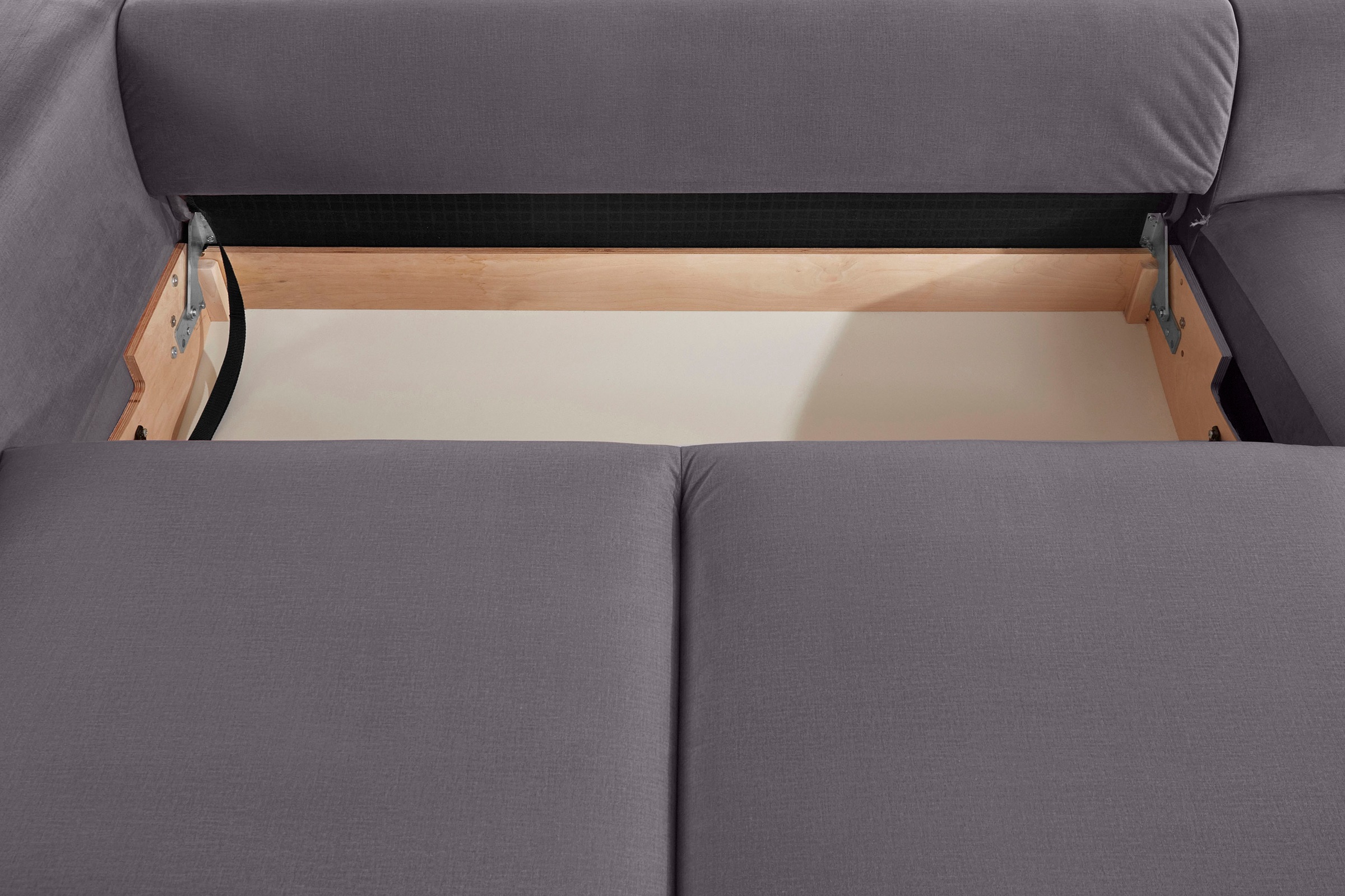 INOSIGN Ecksofa »Lumber Jack, elegant und bequem, Breite 280, hoher Fuß, L-Form«, in moderner Optik