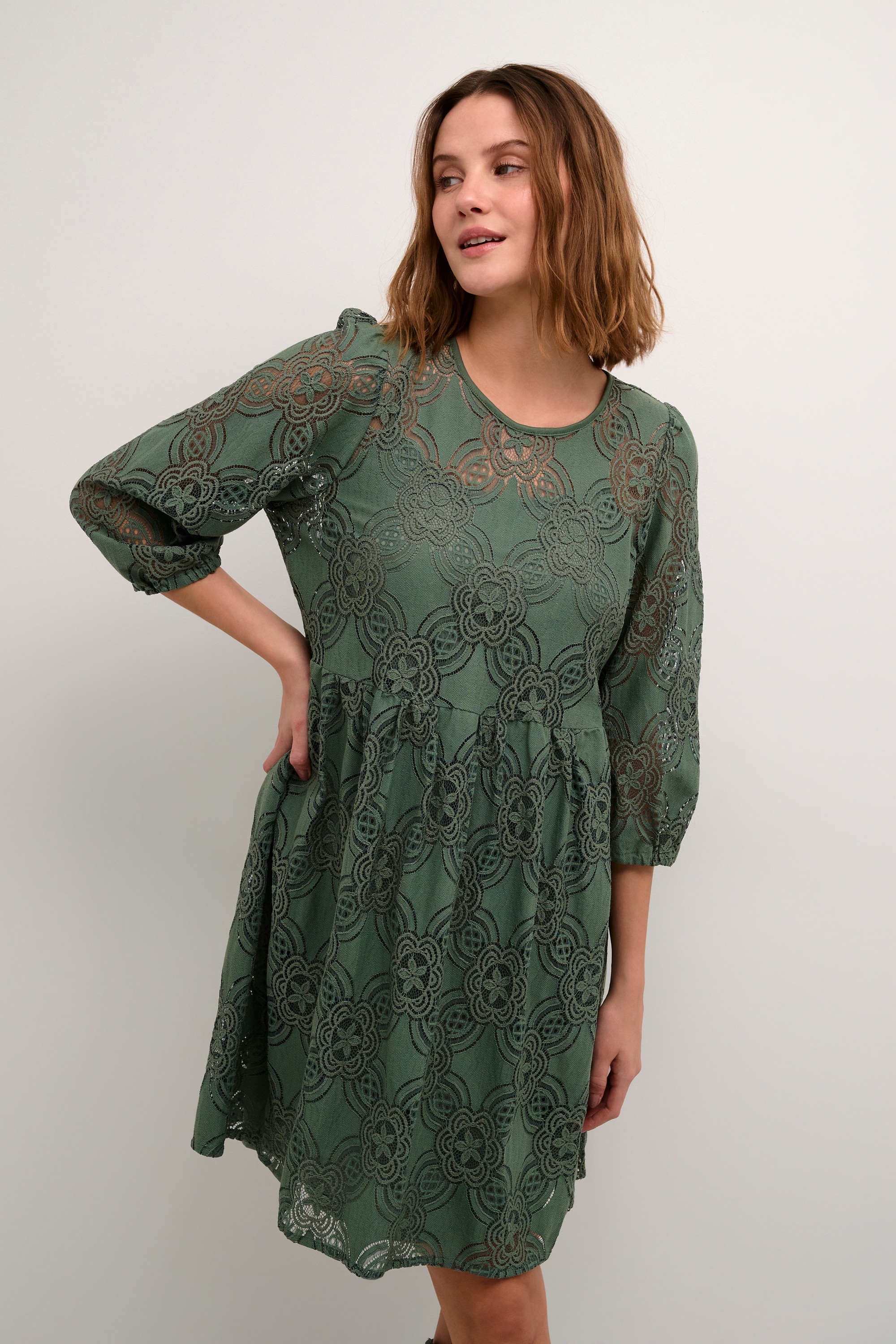 KAFFE Midikleid »Kleid KApaula«