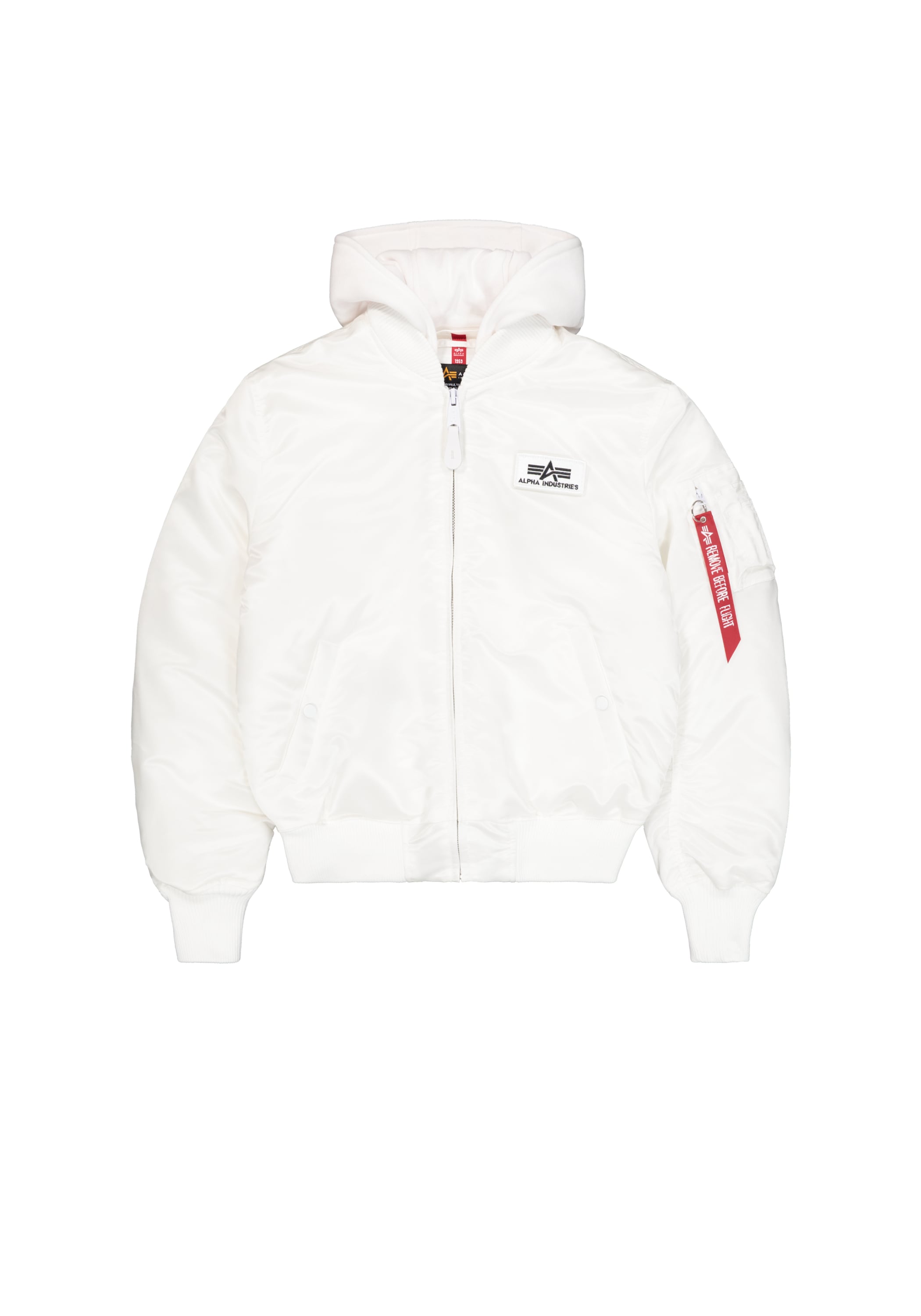 Alpha Industries Bomberjacke »Alpha Industries Men - Bomber Jackets MA-1 Zip Hood Back Print«