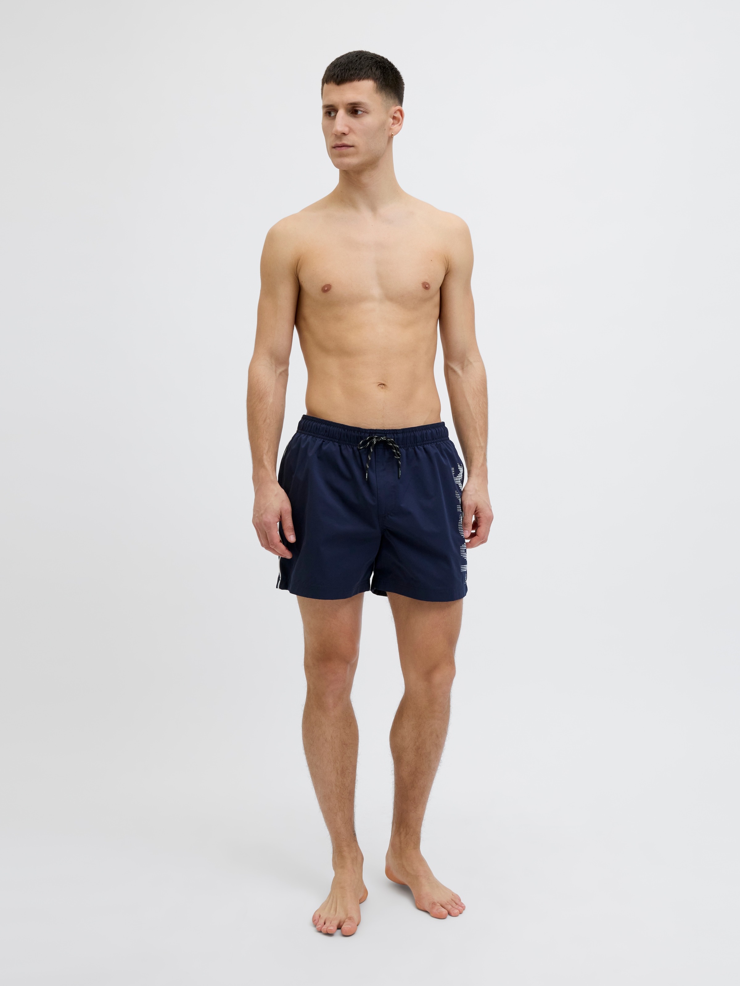 Jack & Jones Badeshorts »JPSTMAUI JJSWIM SPLICE LOGO AKM SN«
