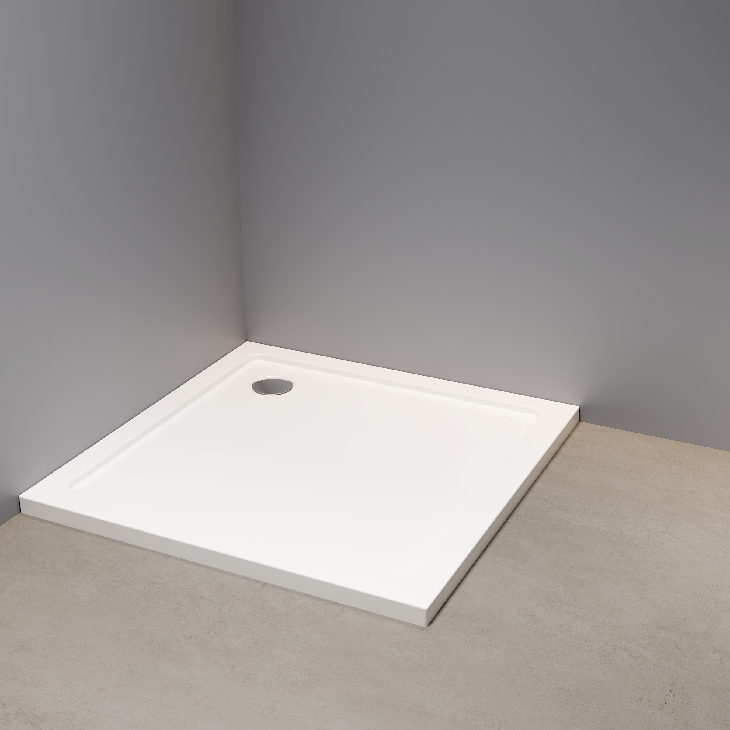 welltime Duschwanne »Summer« Extra flache Duschtasse in verschiedenen Größen- auch für Rundduschen.