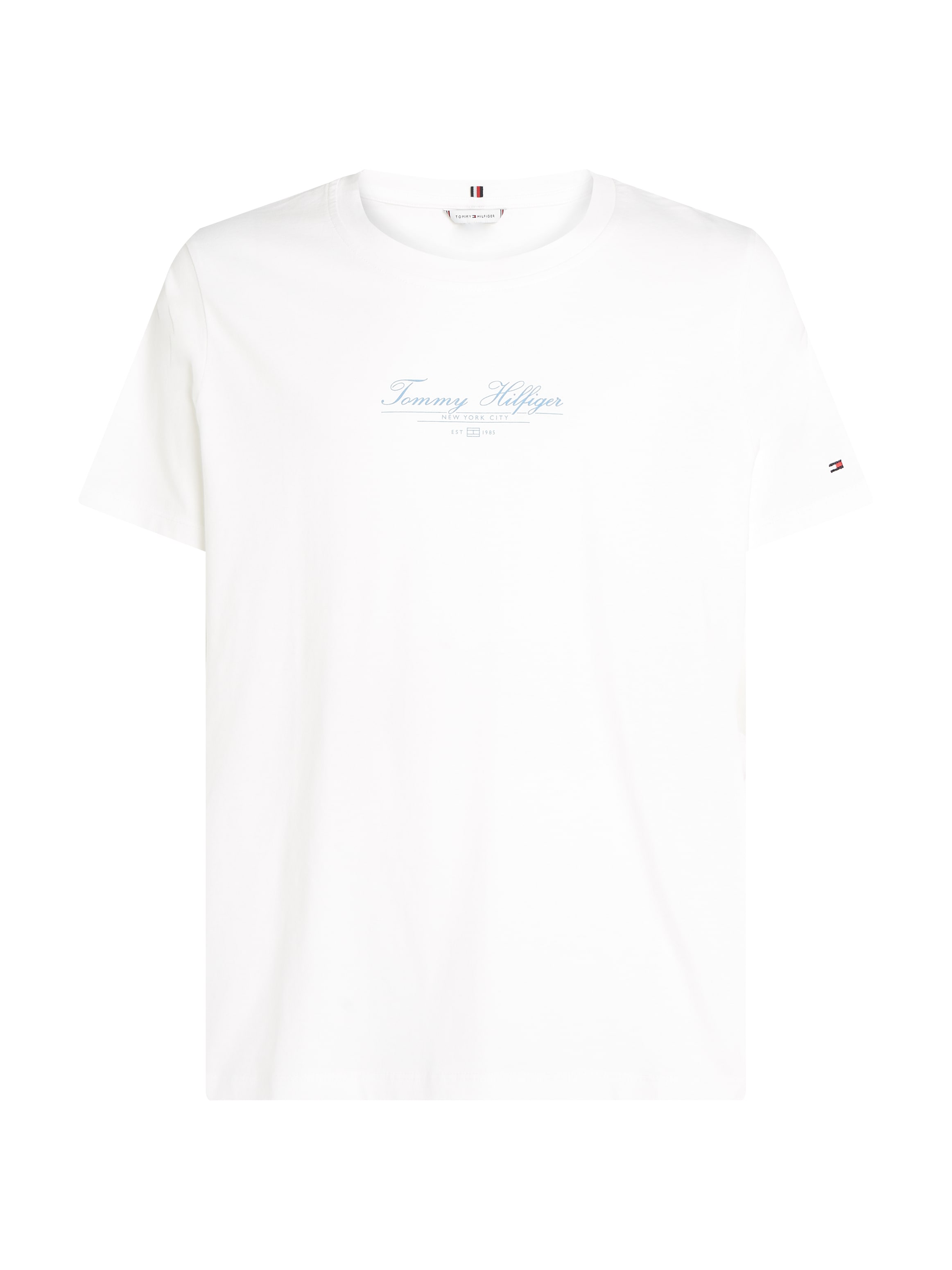 Tommy Hilfiger Curve Rundhalsshirt »CRV REG SCRIPT C-NK TEE SS«, in Großen Größen, Logoschriftzug