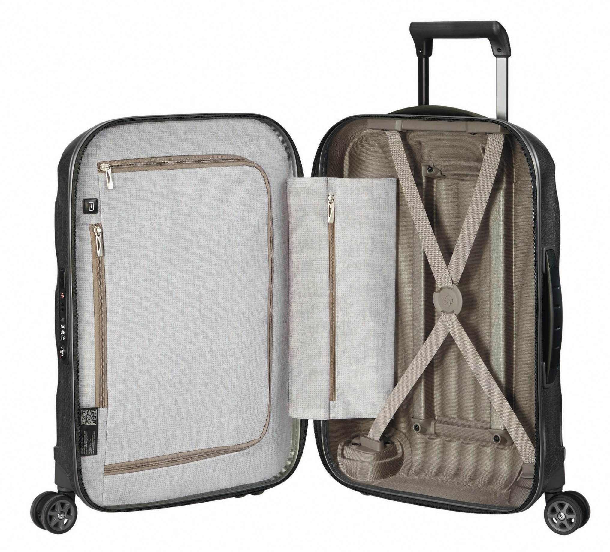 Samsonite Hartschalen-Trolley »C-LITE, verschiedene Größen und Farben«, 4 Rollen, Reisekoffer Aufgabegepäck Trolley TSA-Zahlenschloss Made in Europe