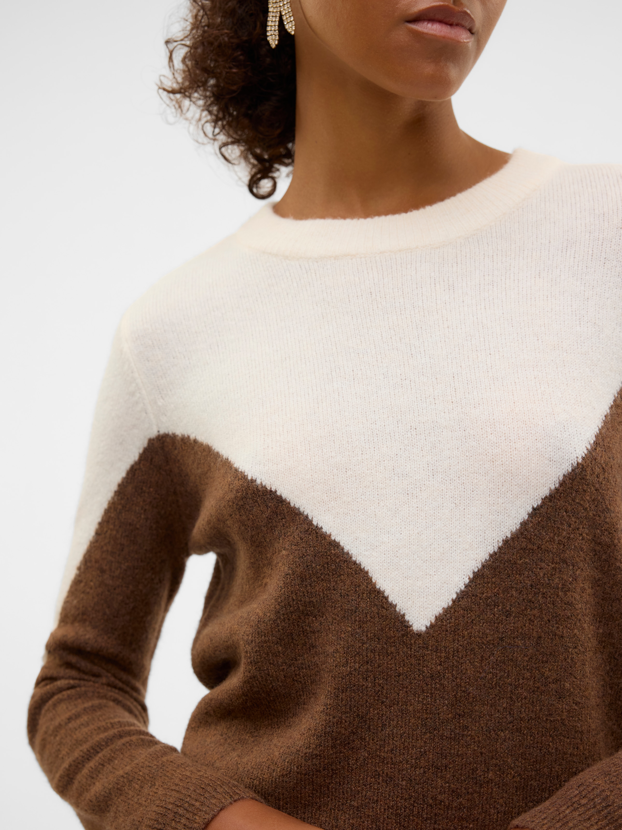 Vero Moda Strickpullover »VMPLAZA LS BLOCK PULLOVER GA BOO«, mit Streifenmuster