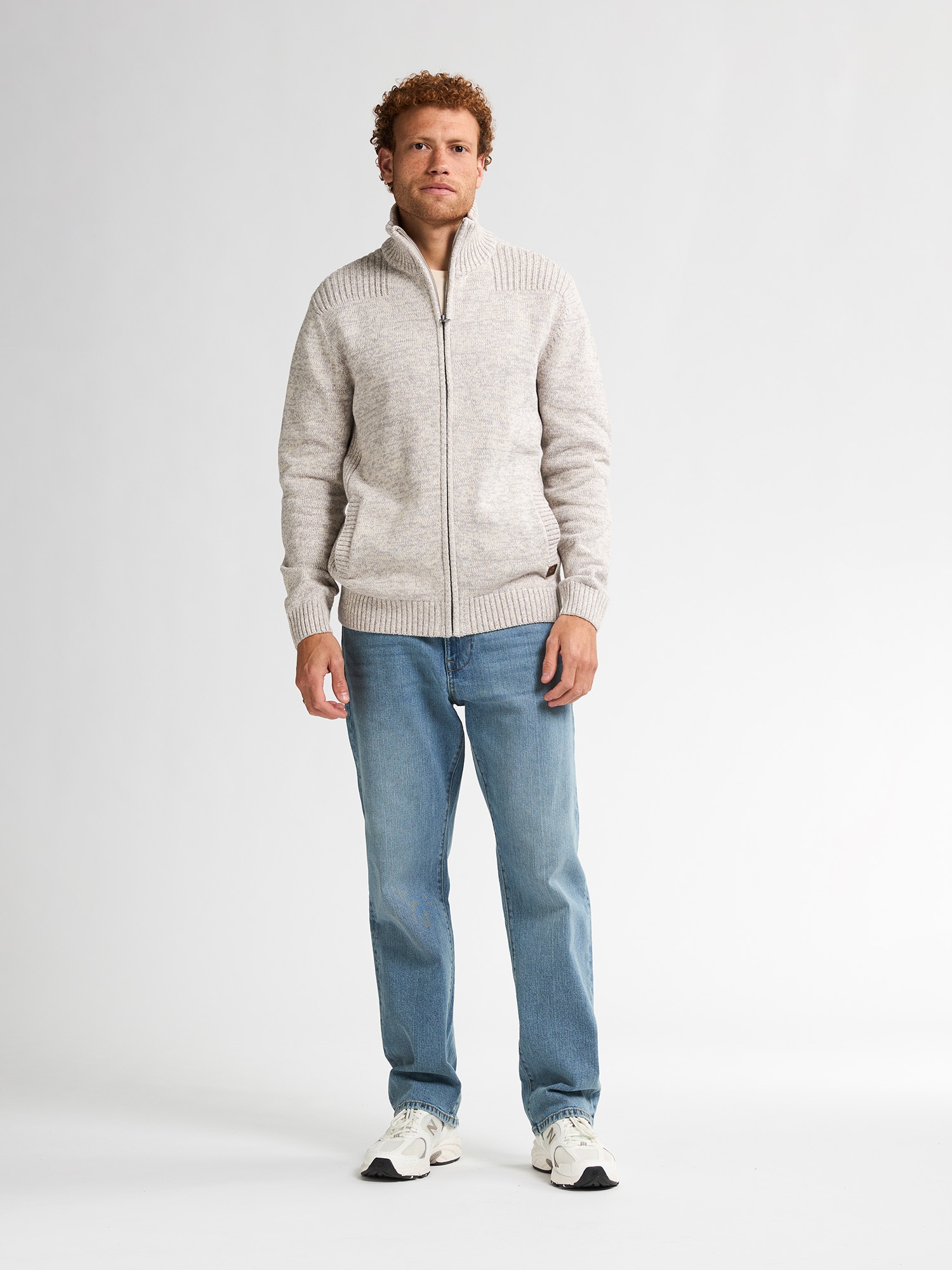 Petrol Industries Strickjacke mit Stehkragen