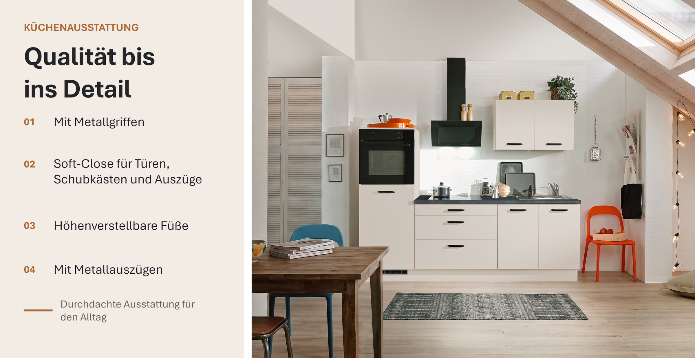 wiho Küchen Küchenzeile »Compact: Kleines Format, große Ausstattung, optional mit E-Geräten« Variante mit Kühlschrank, Breite 240 cm