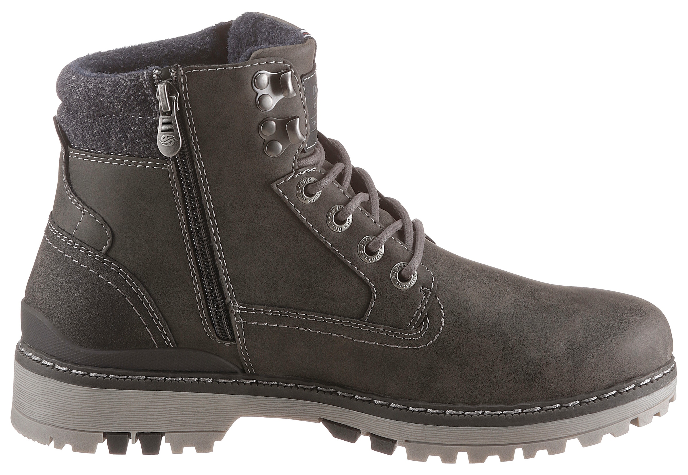 Dockers by Gerli Schnürboots  Winterboots, Workerboots mit Profilsohle
