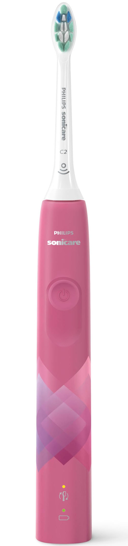 Philips Sonicare Elektrische Zahnbürste »Series 4100 HX3689«, 1 St. Aufsteckbürsten, mit integriertem Drücksensor und 2 Intensitätsstufen, inkl. Ladegerät