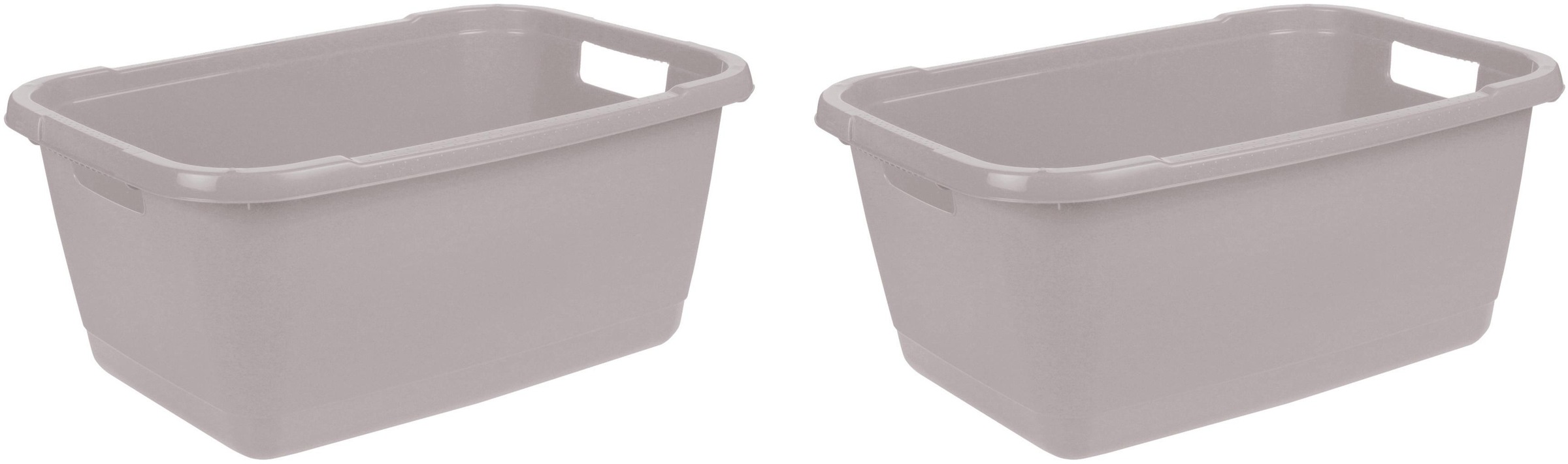 Keeeper Wäschewanne »aenna« 52 L in grau, Größe 52 l