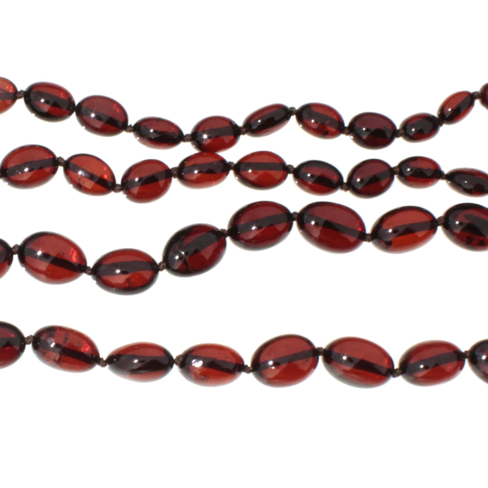 OSTSEE-SCHMUCK Kette ohne Anhänger »- Olive XXL-100 cm- - Bernstein -,«