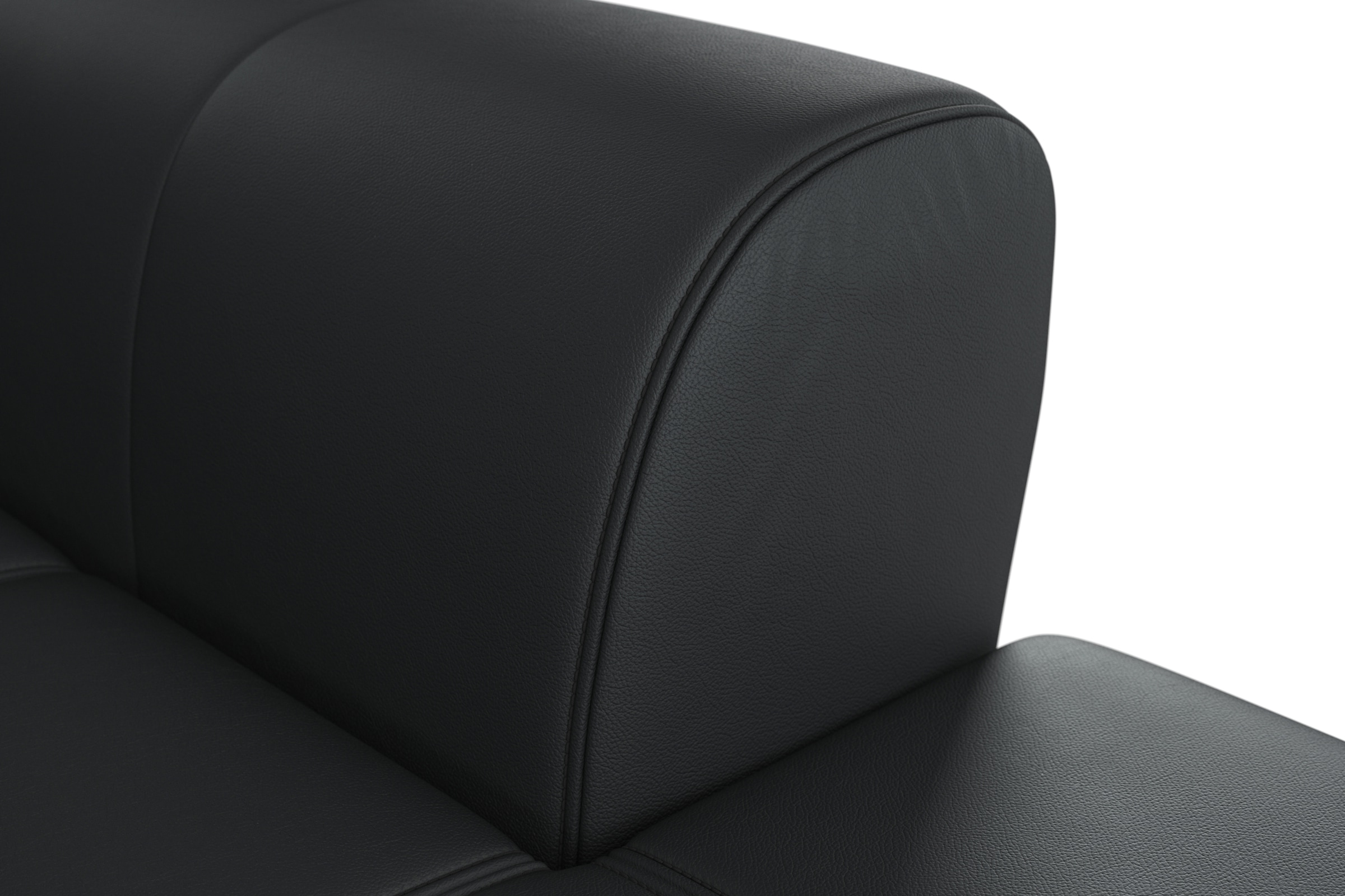 sit&more Ecksofa »Bendigo L-Form«, inklusive Sitztiefenverstellung, Bodenfreiheit 15 cm, 2 Fußfarben