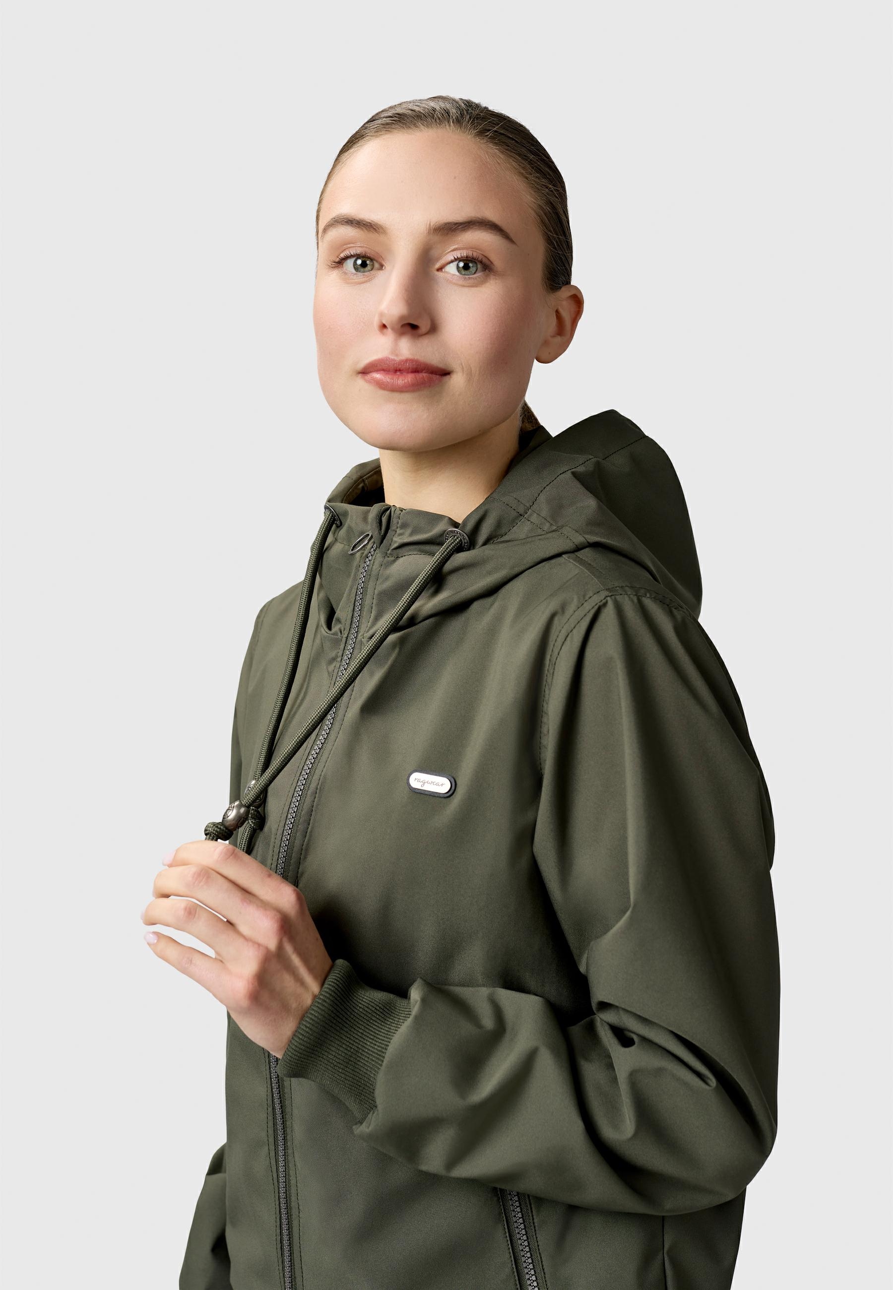 Ragwear Outdoorjacke »Outdoorjacke Nuggeta Summer YOUMODO« mit Kapuze Lässige Übergangsjacke mit Kapuze