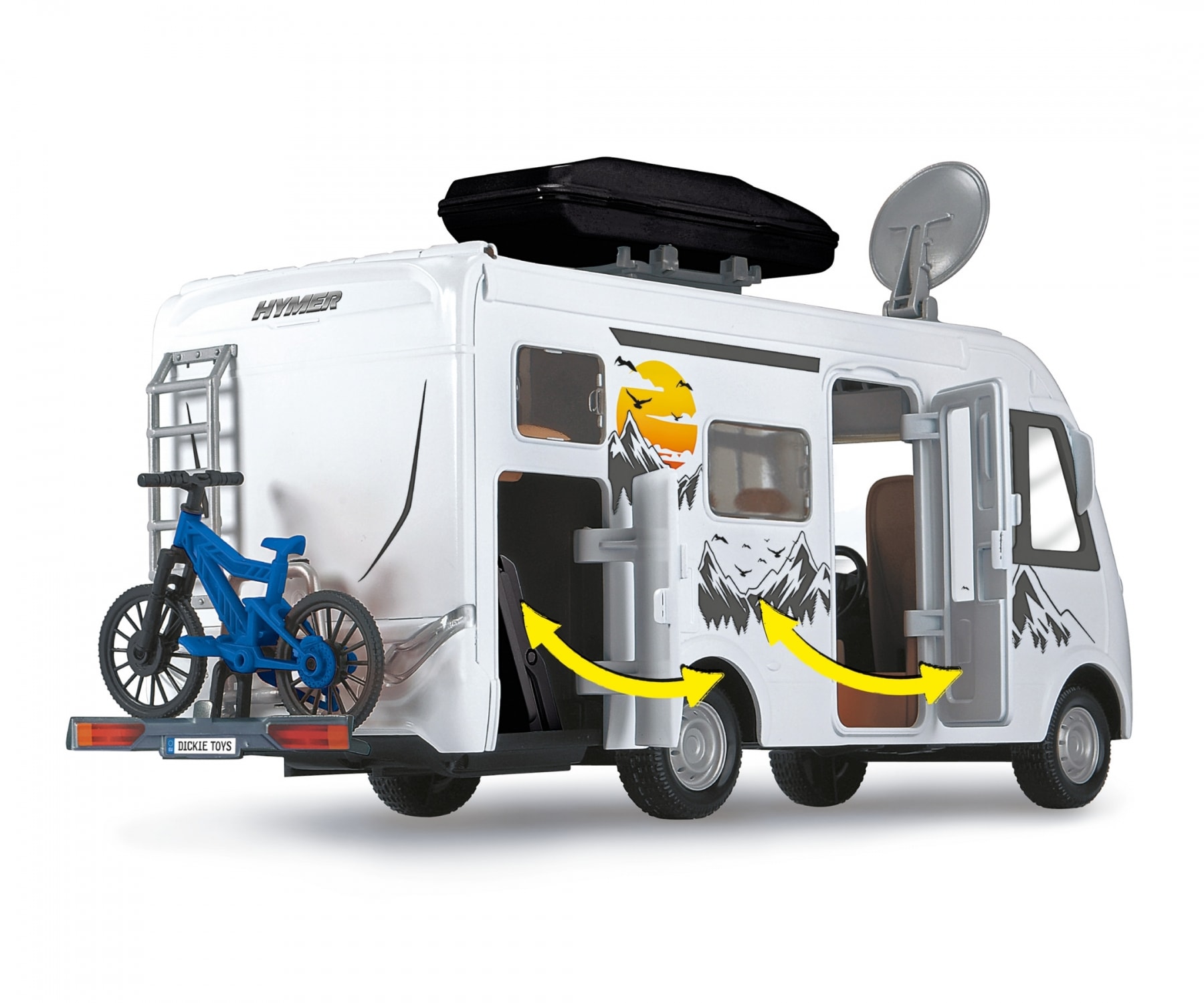 Dickie Toys Spielzeug-Auto »Wohnmobil Camper« mit Licht