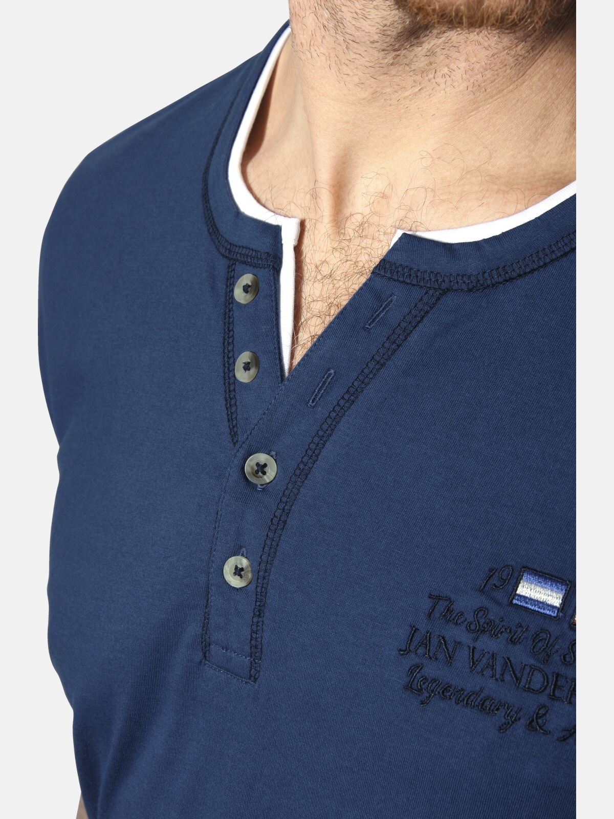 Jan Vanderstorm T-Shirt »T-Shirt HAFTOR«, (1 tlg.)