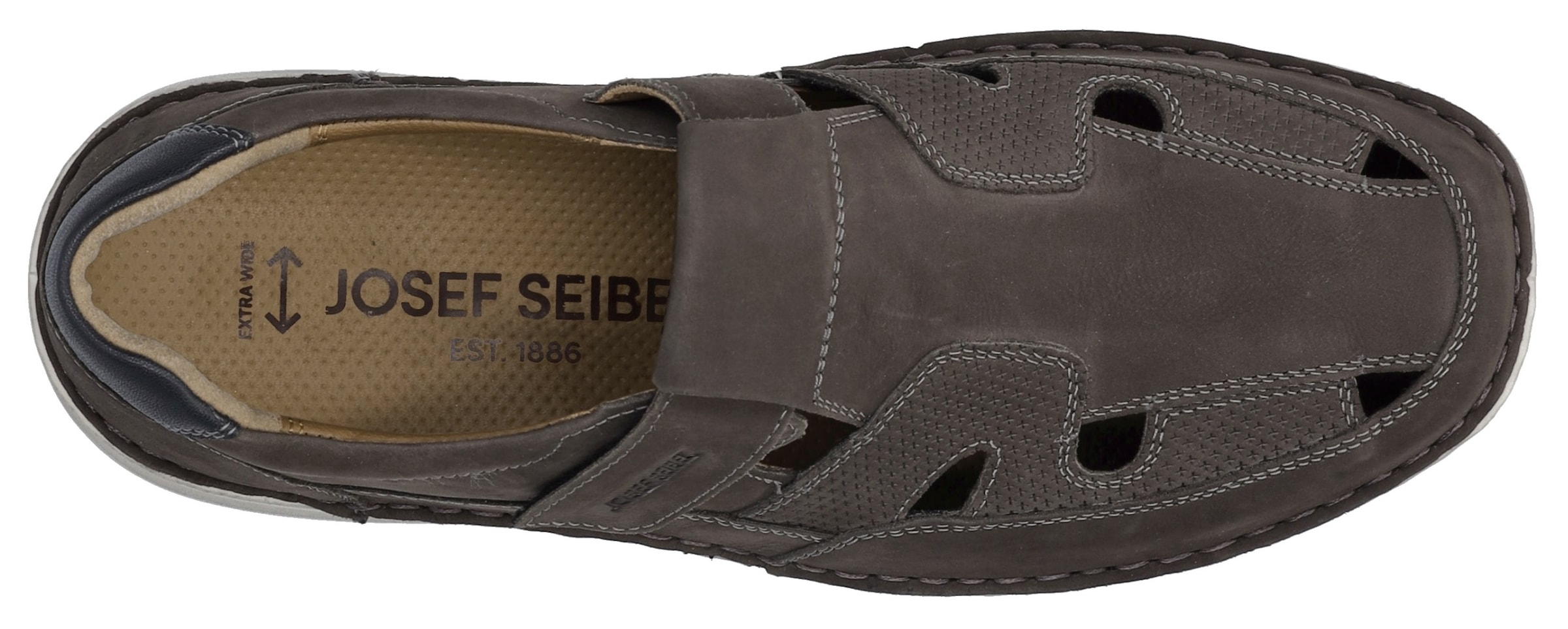 Josef Seibel Klettschuh »New Anvers 81«, Bäckersandale, Komfortschuh, Halbschuh in Weite K (sehr weit)