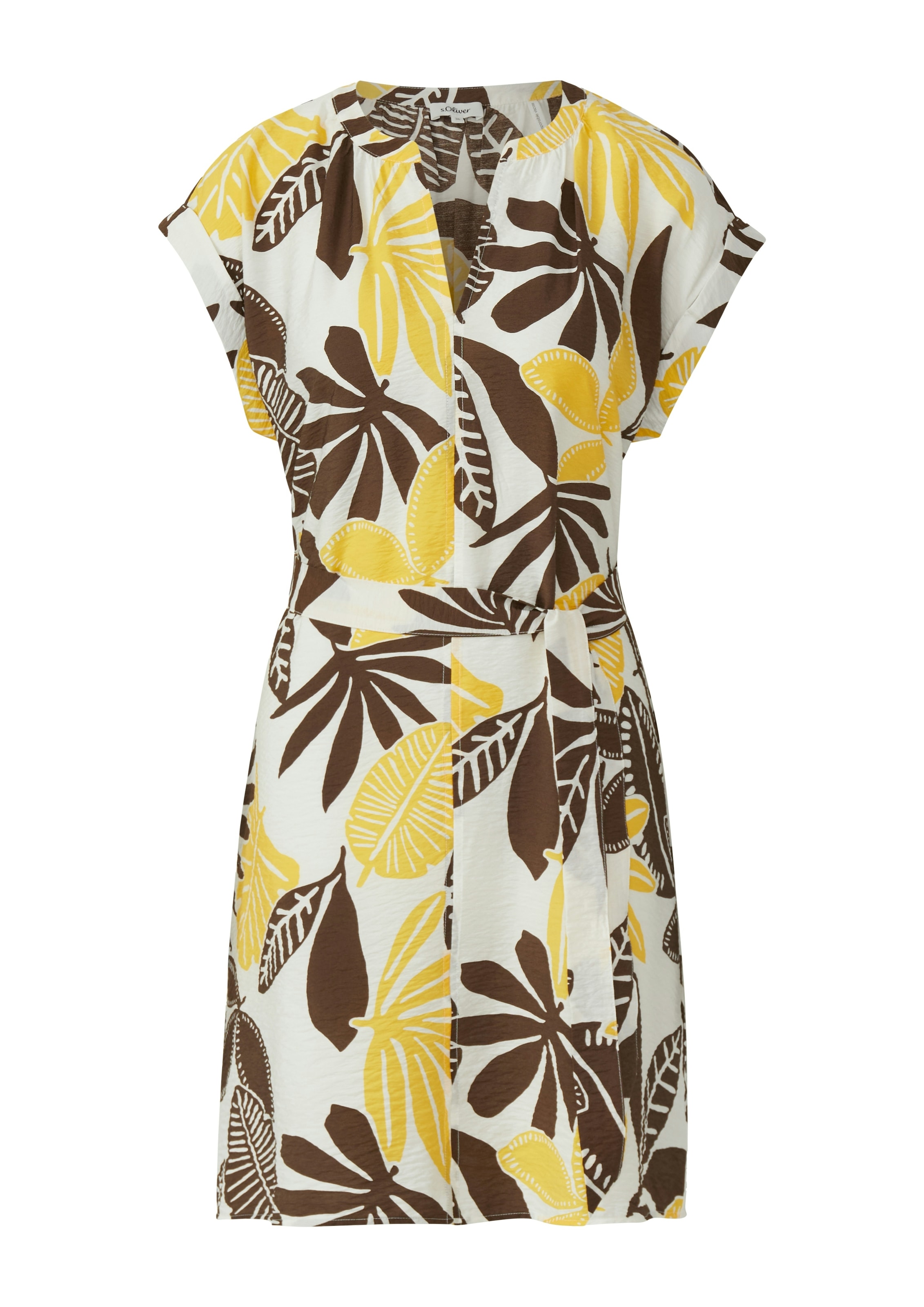 s.Oliver Sommerkleid mit All-Over Print