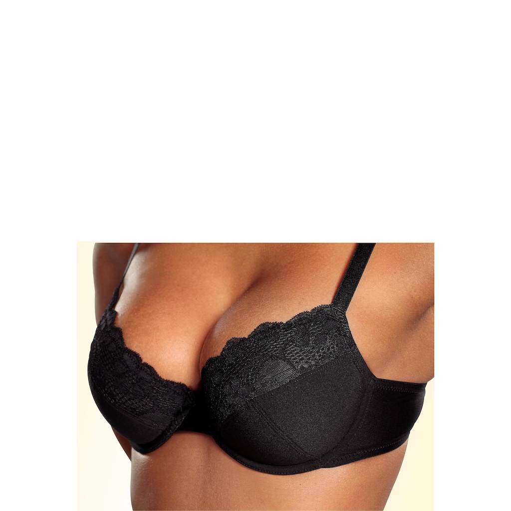 petite fleur Push-up-BH, (Packung, 3 Stück)