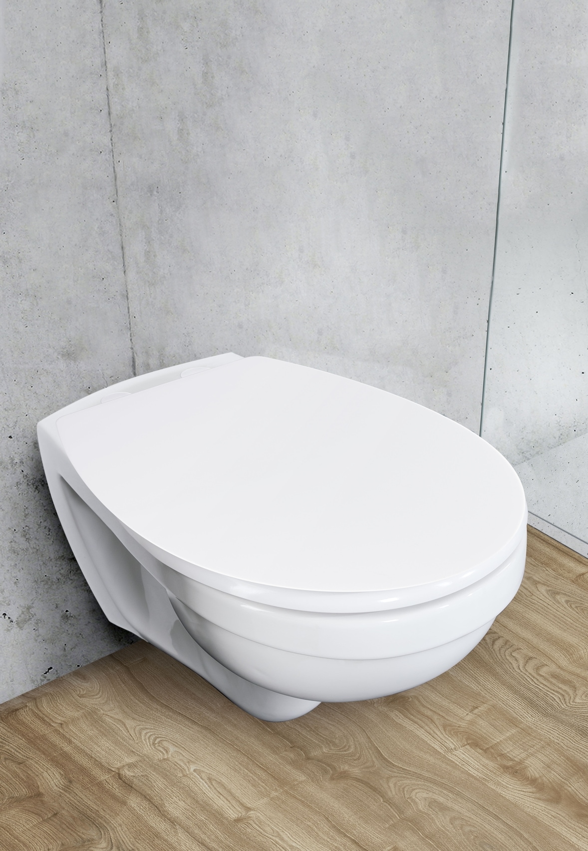 WENKO WC-Sitz »Tavola« Toilettensitz aus strapazierfähigem Duroplast mit Absenkautomatik