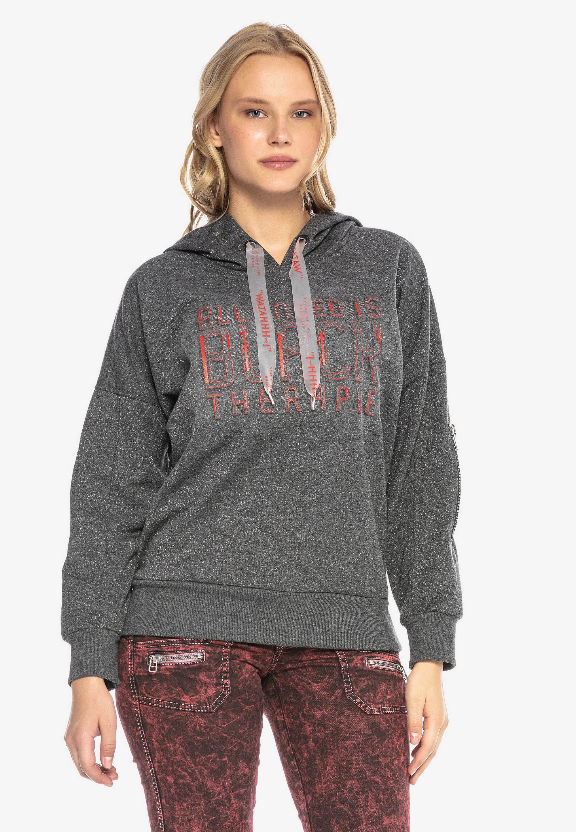 Cipo & Baxx Kapuzenpullover »WL246« mit Kapuze