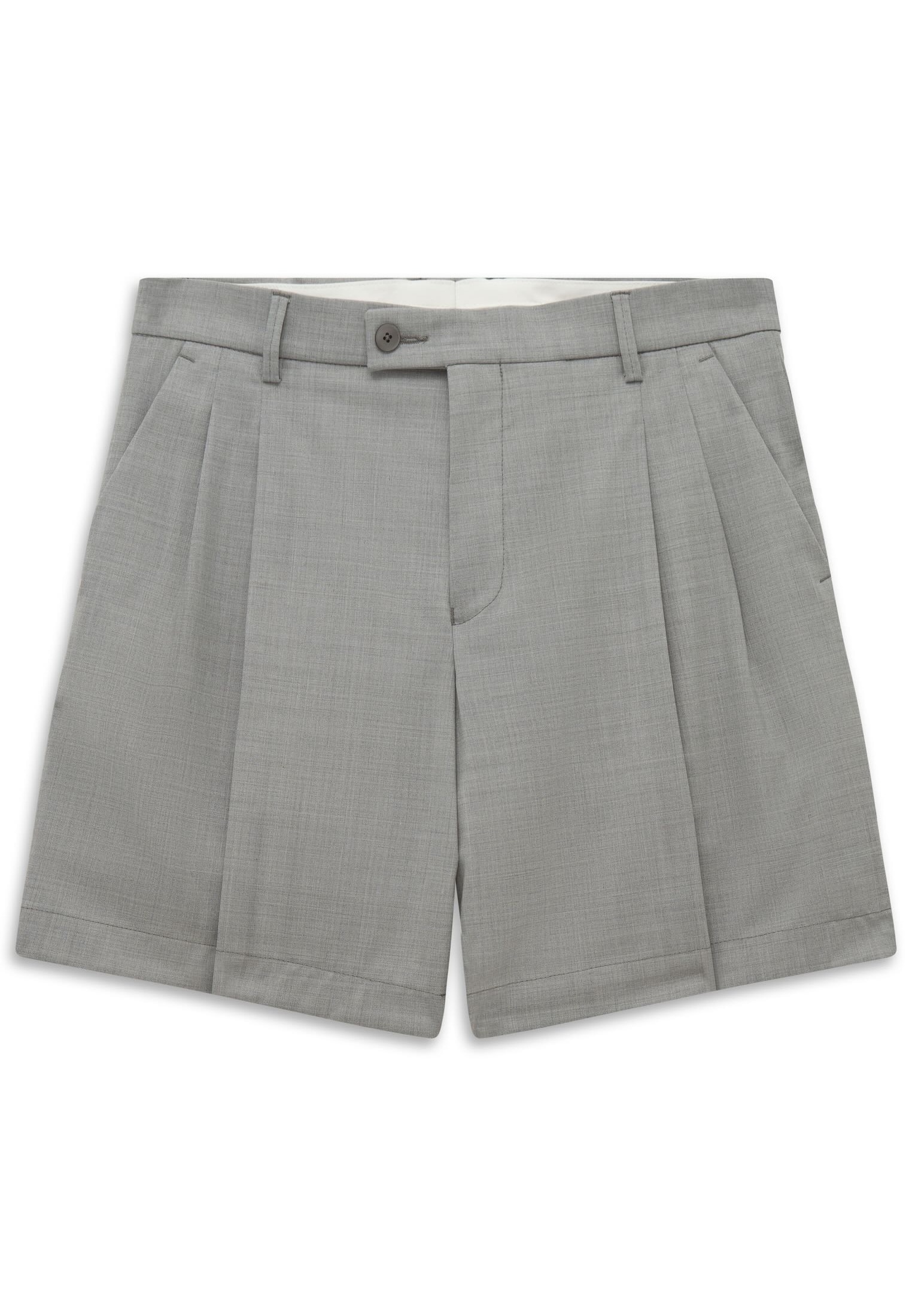 bugatti Shorts »Loose Fit«  aus Woll-Baumwoll-Mix mit Struktur