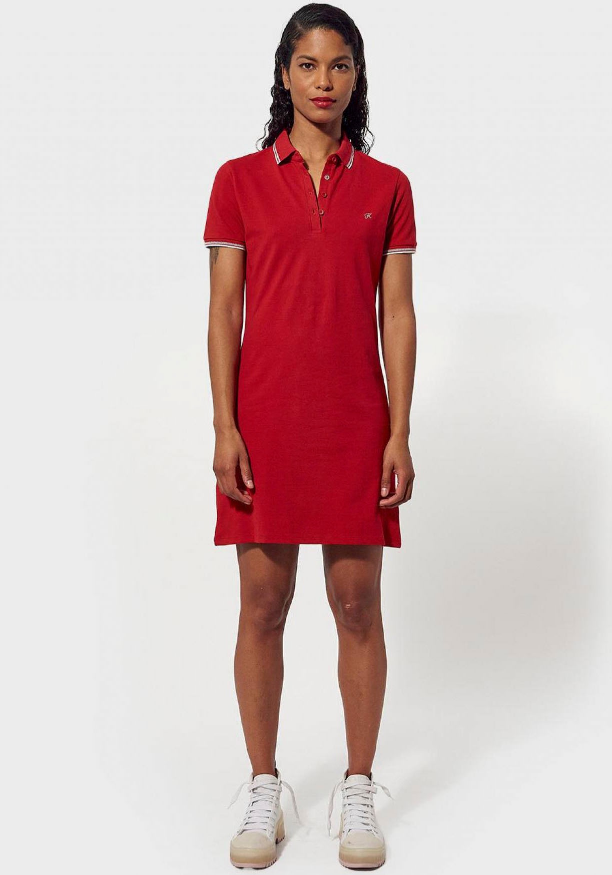 Kaporal Shirtkleid »PIKA«, mit typischem Polokragen