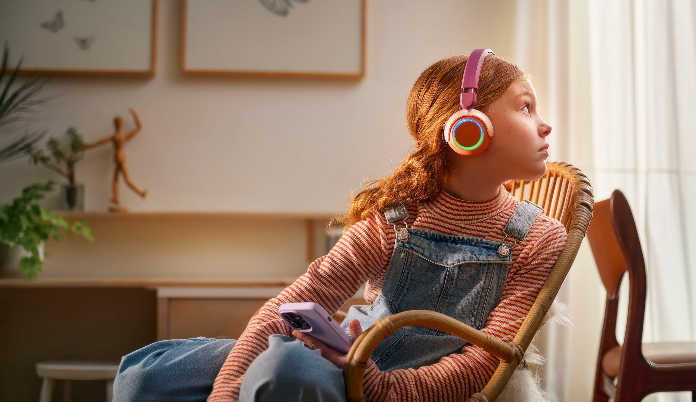 Philips Kinder-Kopfhörer »TAK 4200«, Bluetooth, Rauschunterdrückung-Multi-Point-Verbindung-Freisprechfunktion