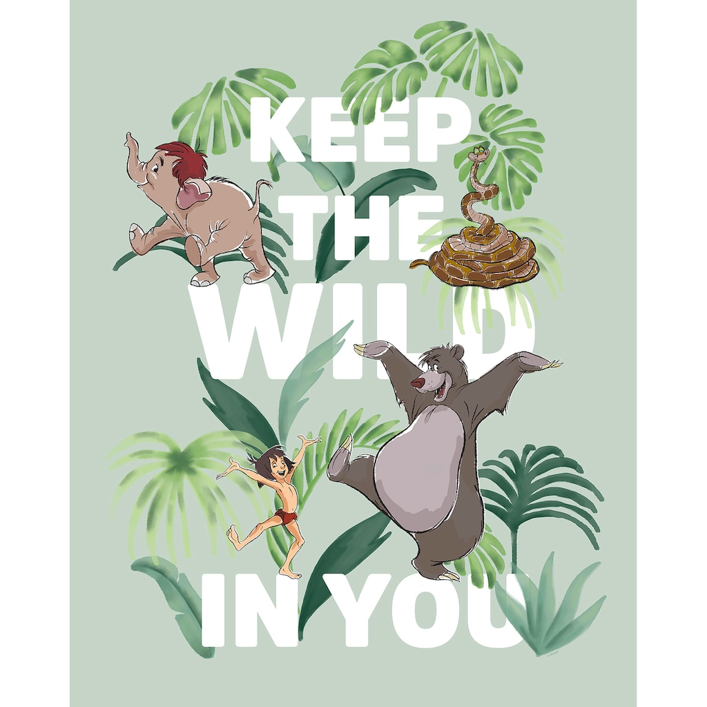 Komar Poster »Jungle Book Keep the Wild«, Disney, (1 St.)